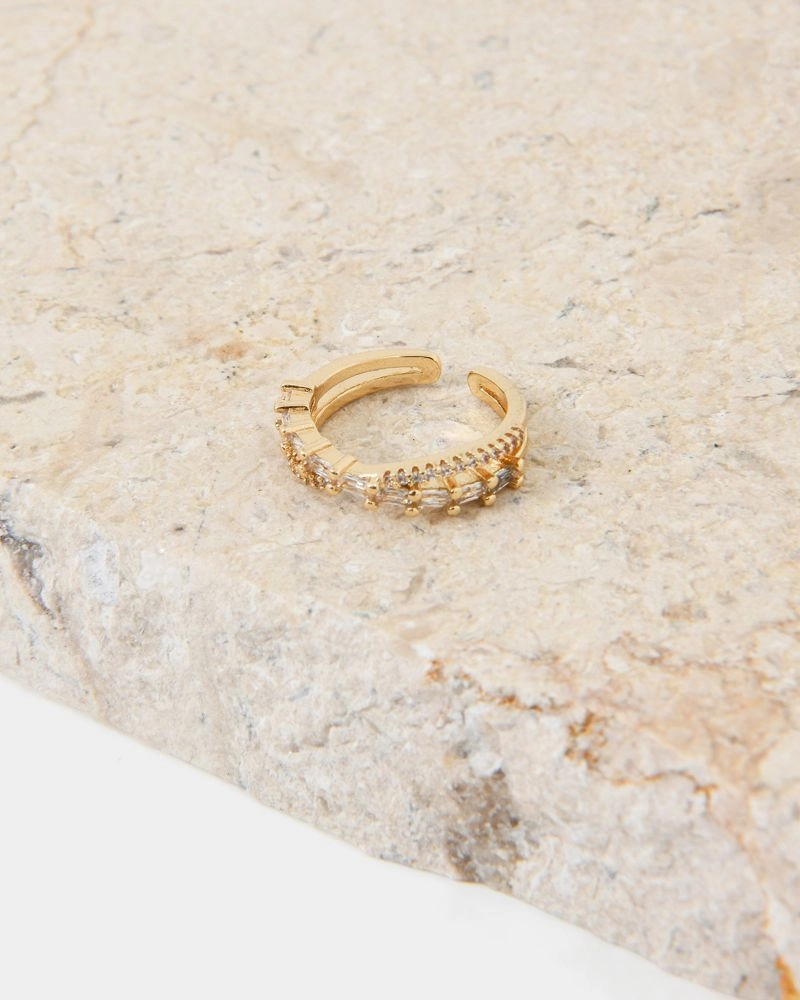 Forcast Accessories - Virginia 16k Gold Plated Ring