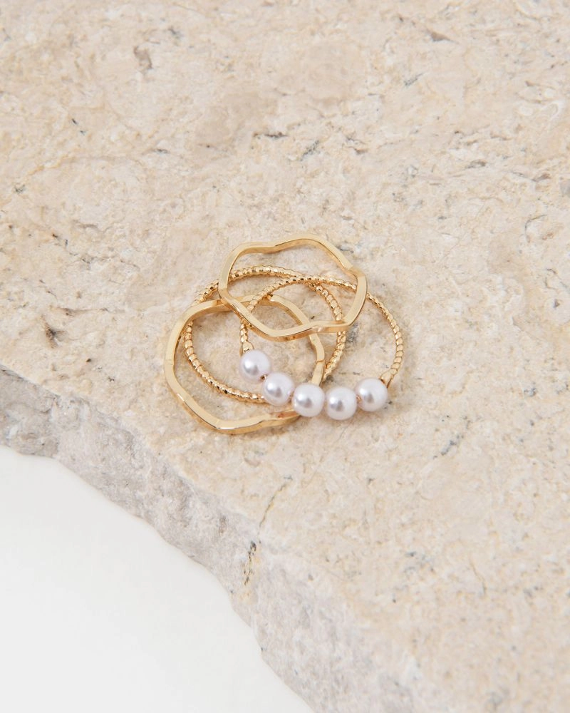 Forcast Accessories - Kailyn 4pc Rings Set