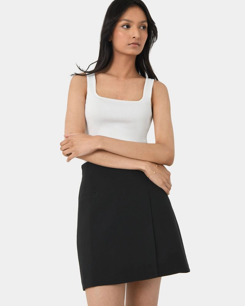 Forcast Clothing - Nikki Mini Wrap Skirt