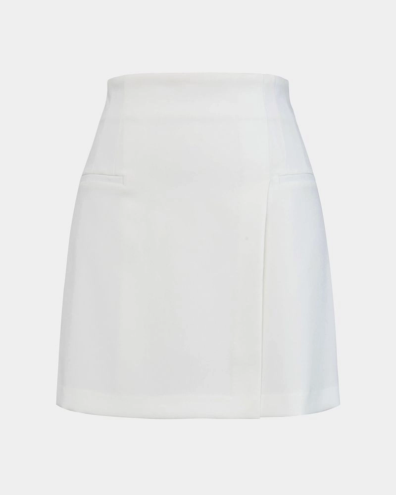 Nikki Mini Wrap Skirt | Ivory | Forcast - Forcast AU