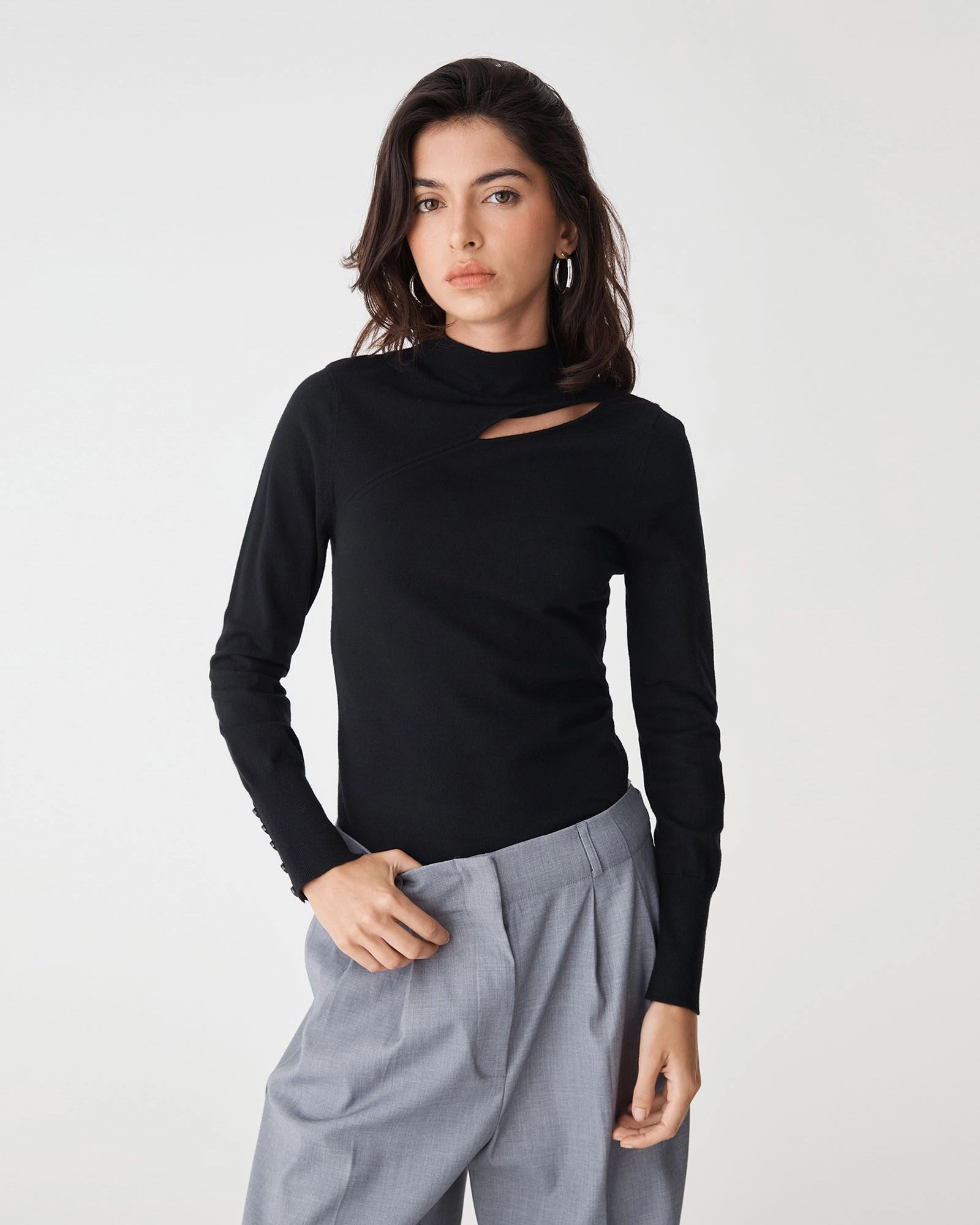 Forcast Clothing - Alice Cut Out Knit