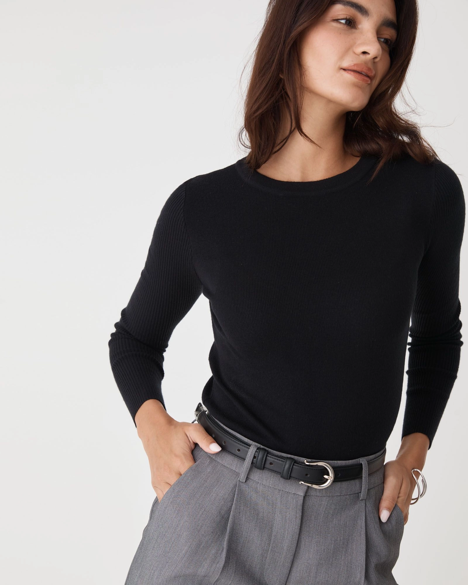 Forcast Clothing - Tania Crew Neck Knit