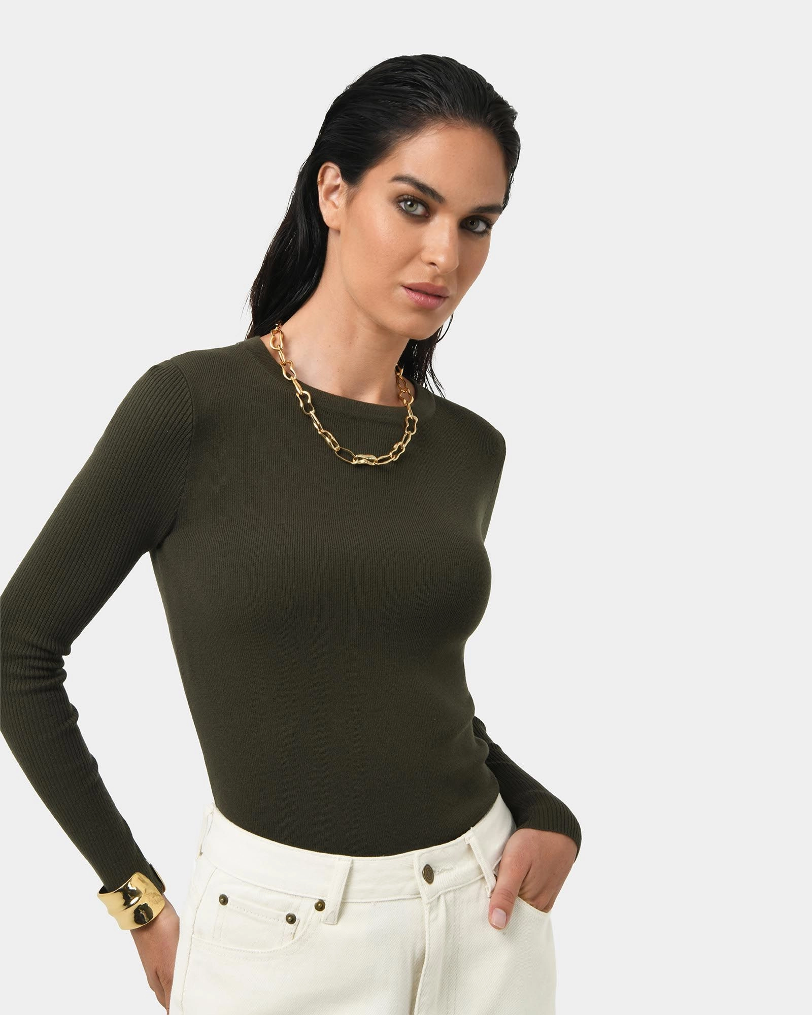 Forcast Clothing - Tania Crew Neck Knit