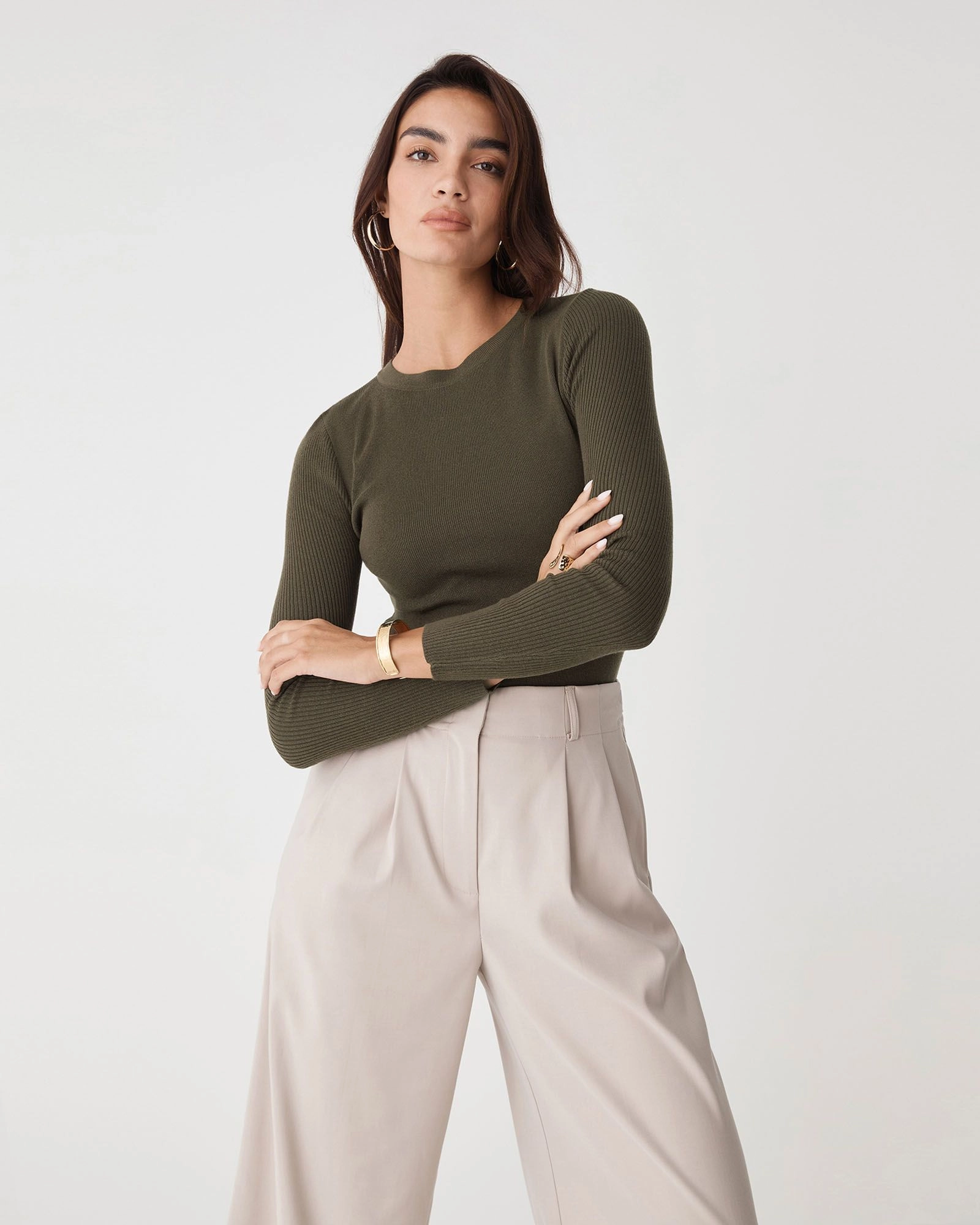 Forcast Clothing - Tania Crew Neck Knit