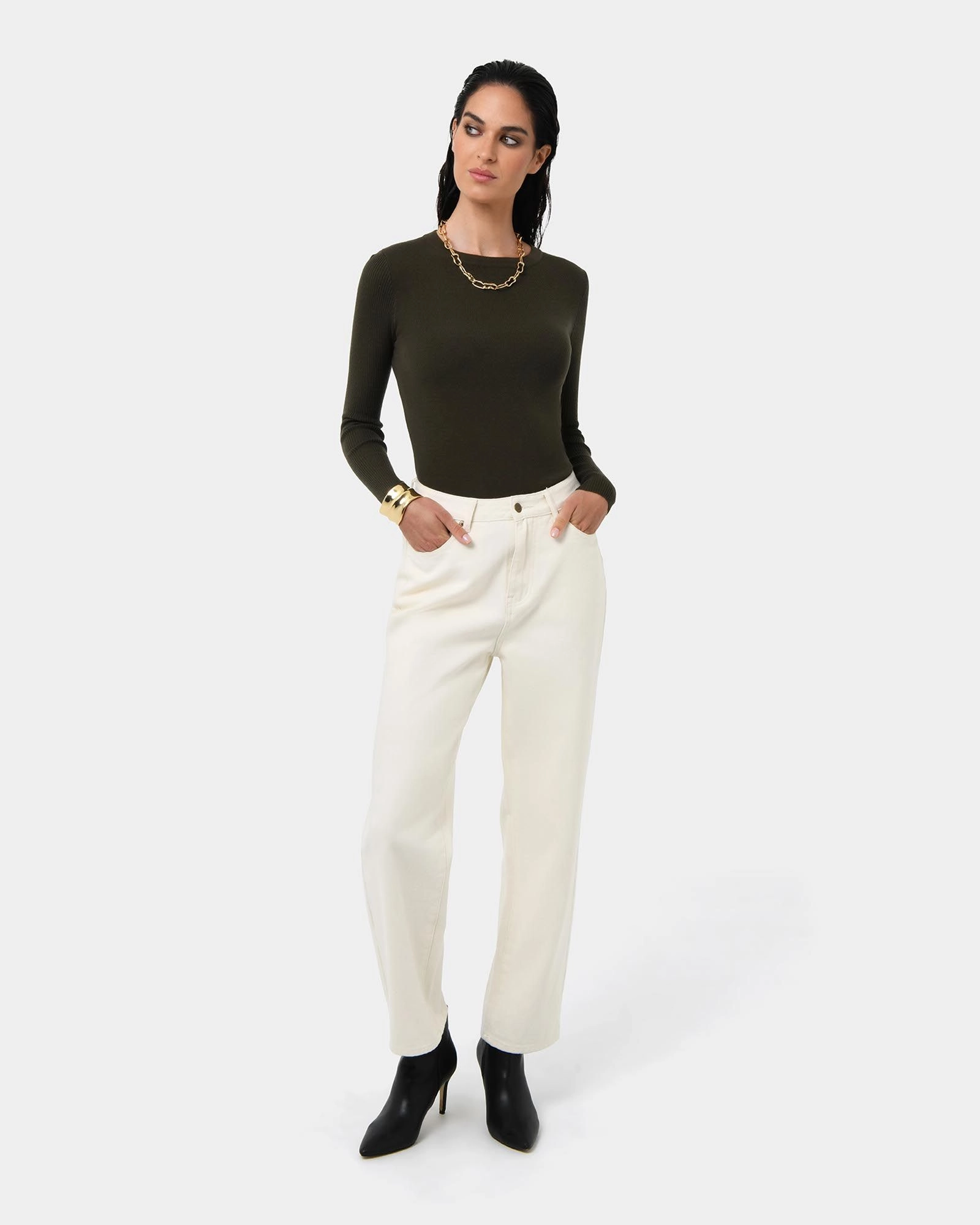 Forcast Clothing - Tania Crew Neck Knit