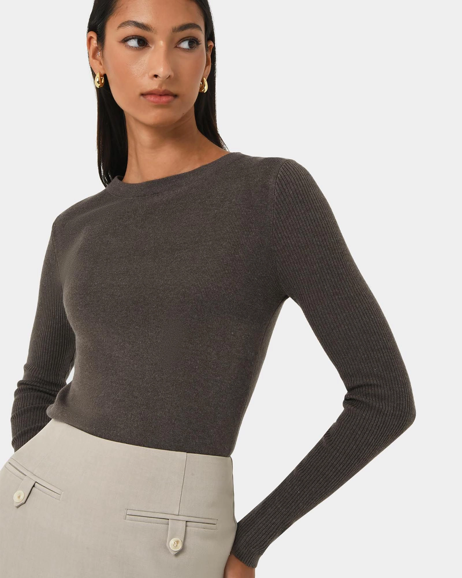 Forcast Clothing - Tania Crew Neck Knit