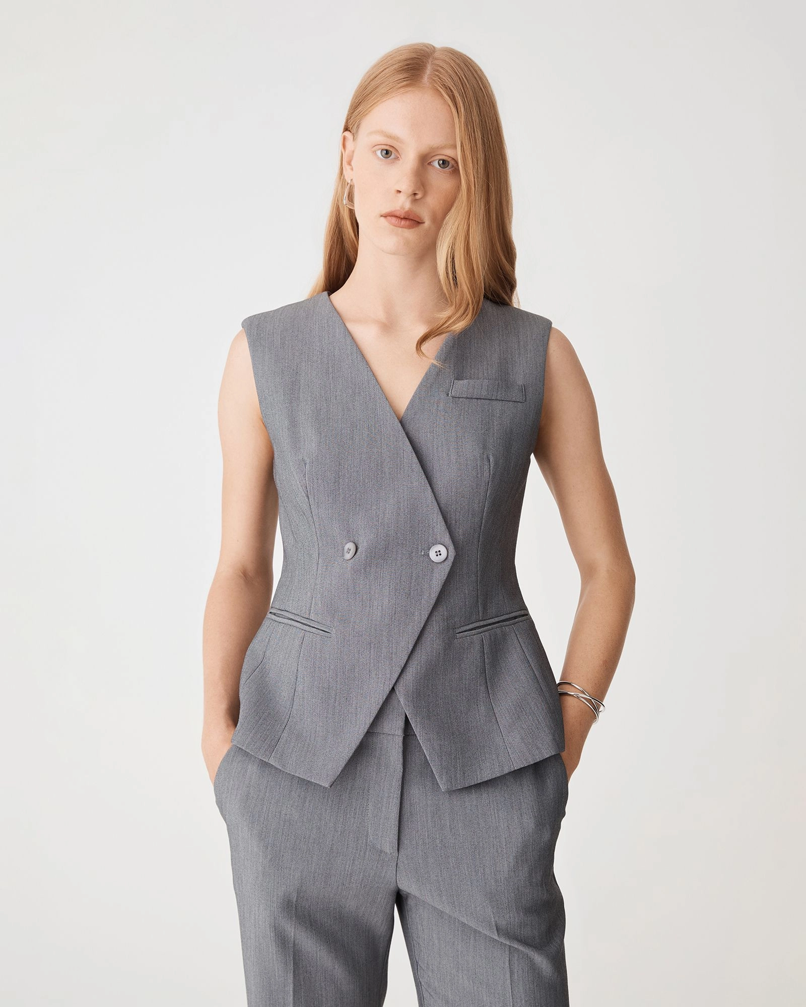Forcast Clothing - Nikki Collarless Vest