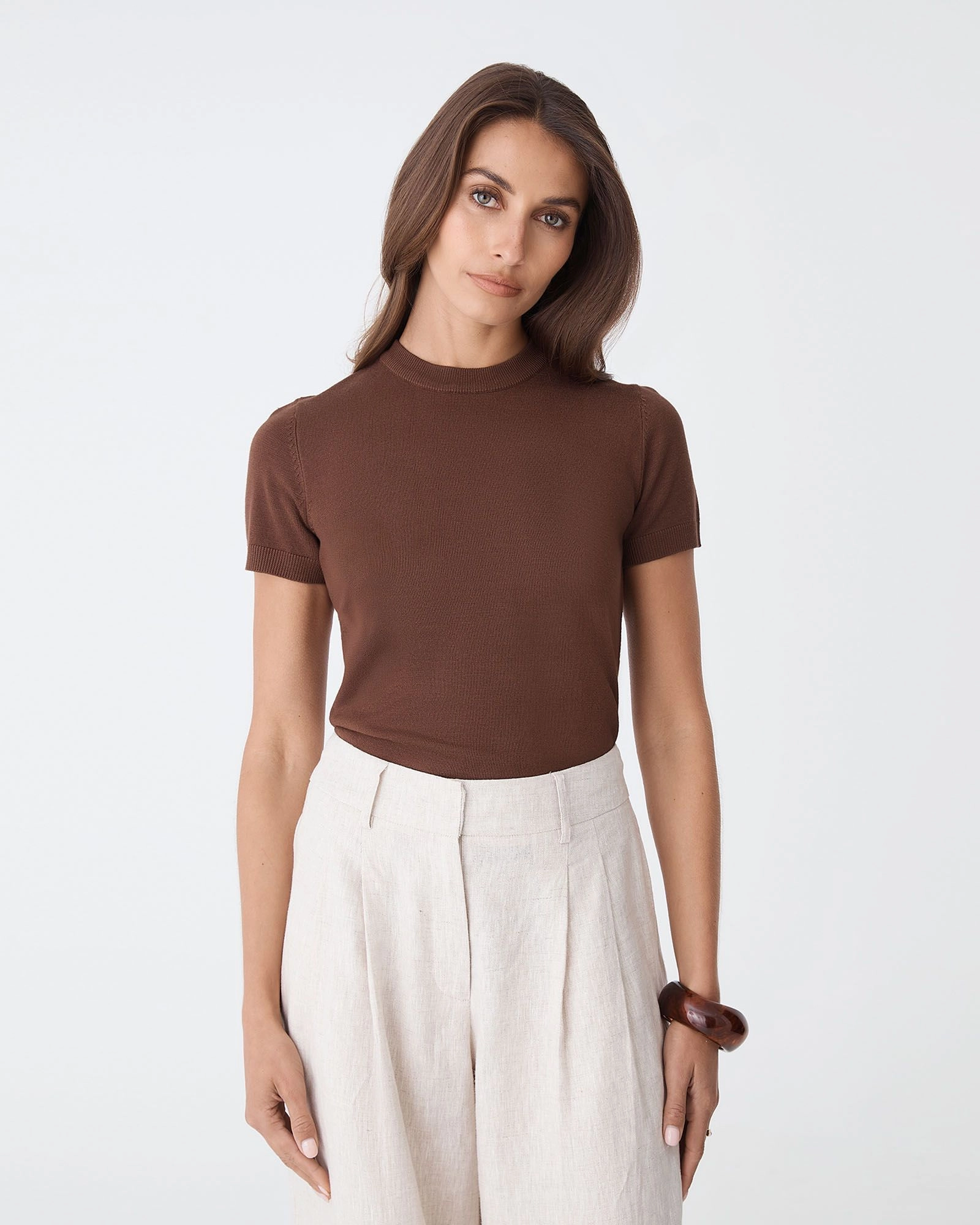 Forcast Clothing - Catherine Short Sleeve Knit