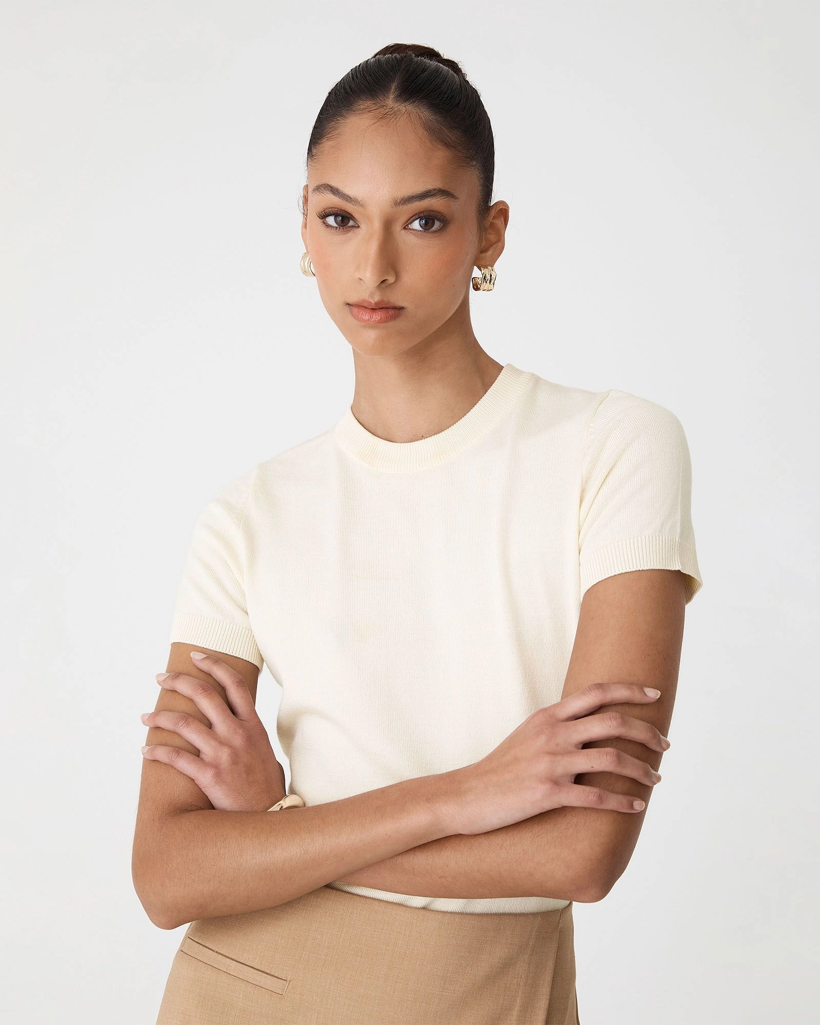 Forcast Clothing - Catherine Short Sleeve Knit