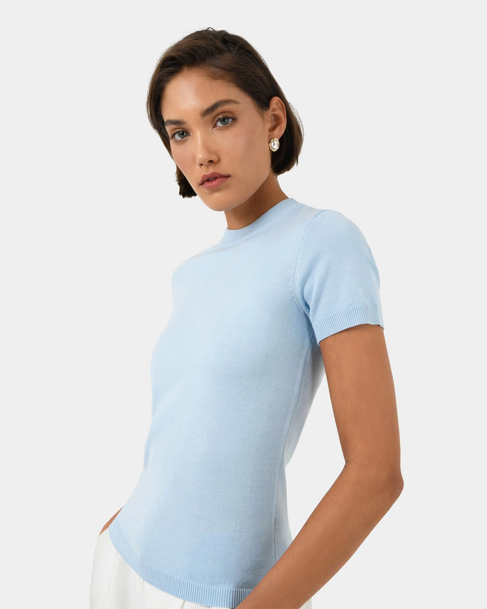 Forcast Clothing - Catherine Short Sleeve Kint 