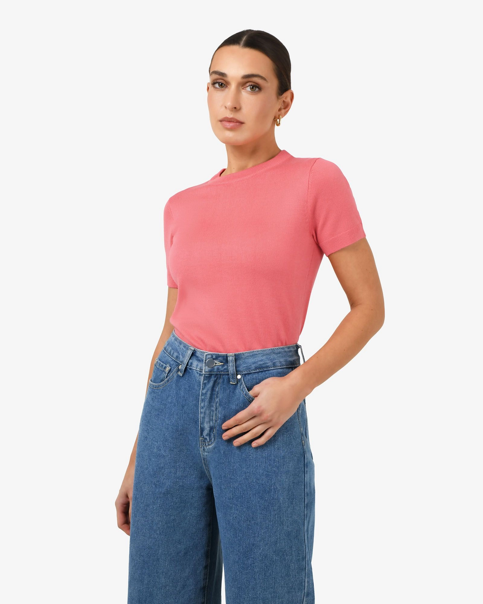 Forcast Clothing - Catherine Short Sleeve Knit