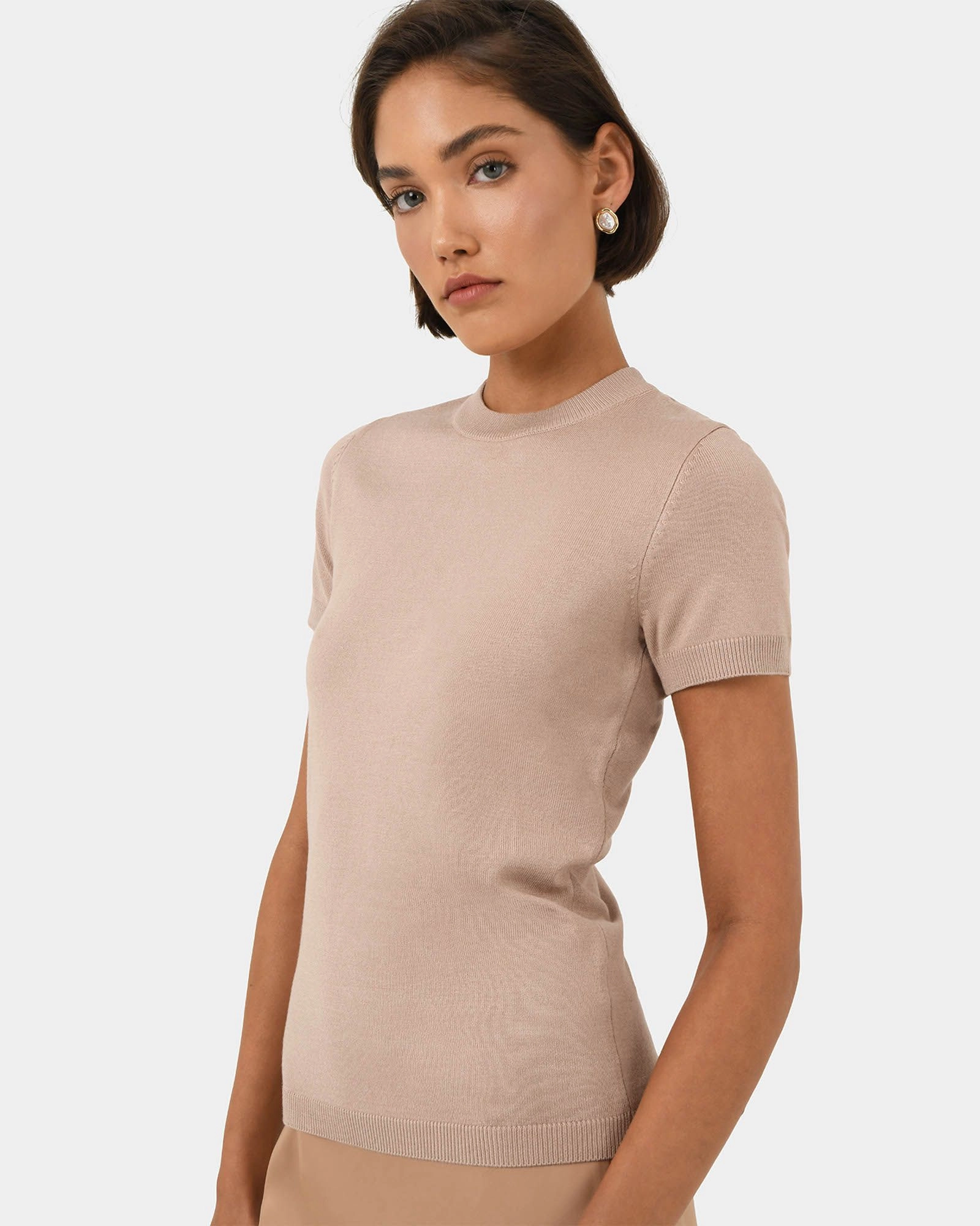 Forcast Clothing - Catherine Short Sleeve Kint 