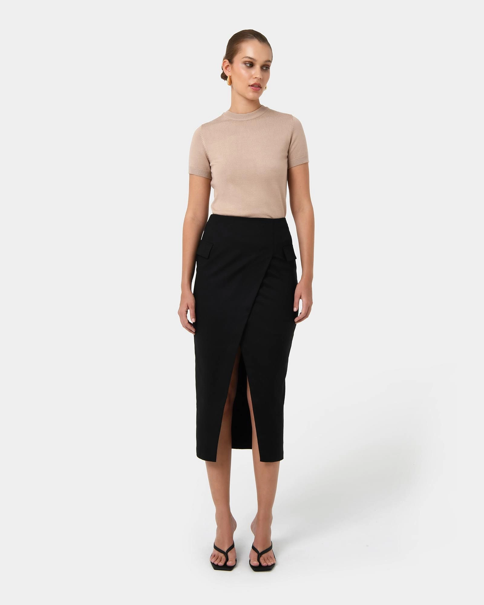Forcast Clothing - Catherine Short Sleeve Kint 