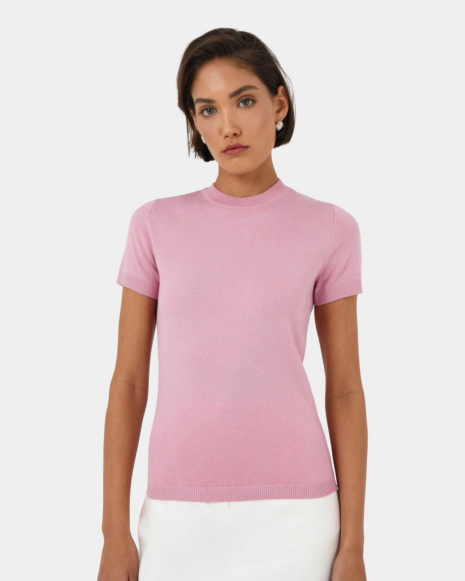 Forcast Clothing - Catherine Short Sleeve Knit 