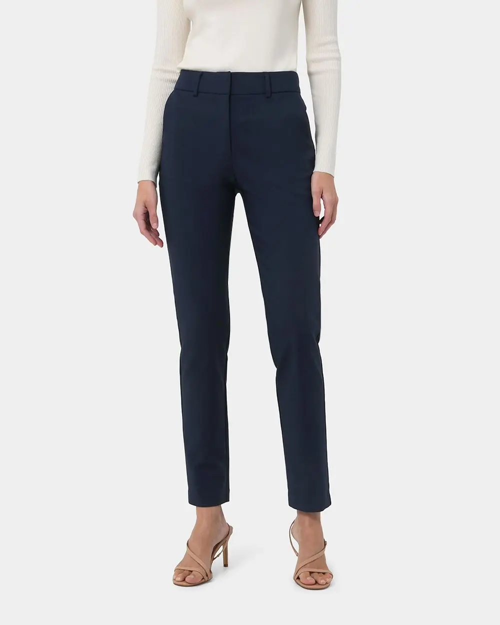 Forcast Clothing, The Stella Tall Trousers, featuring slim fit and classic high-rise