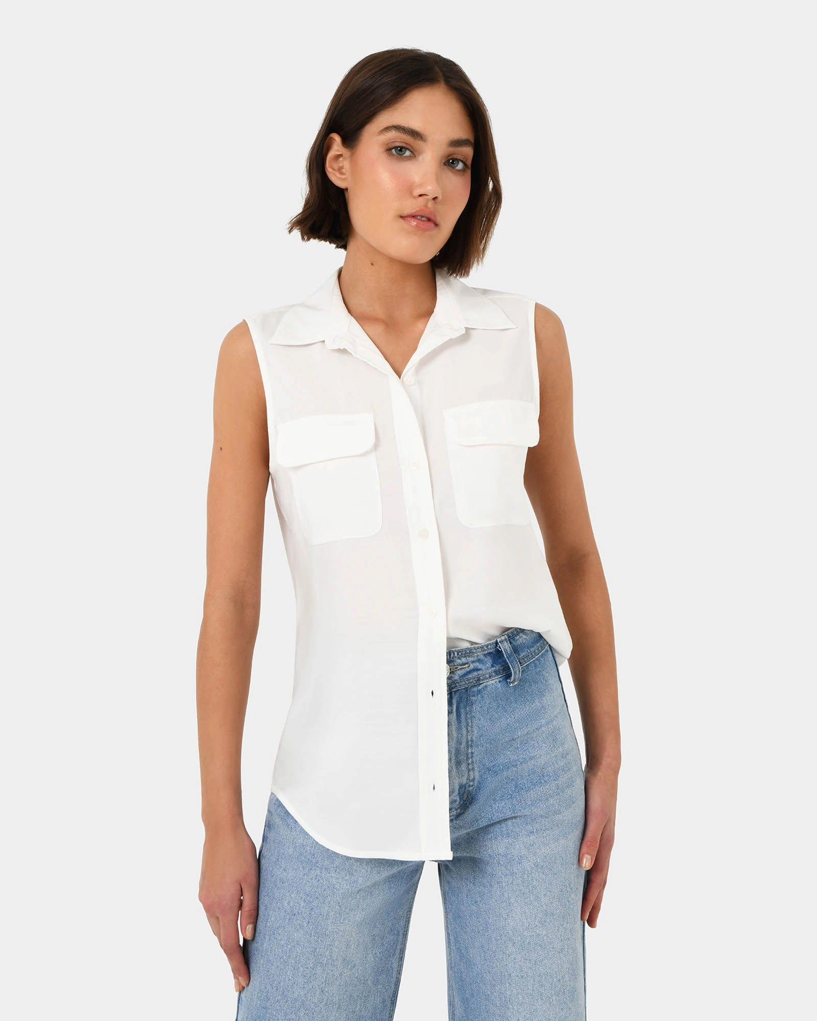Forcast Clothing - Aimee Sleeveless Shirt
