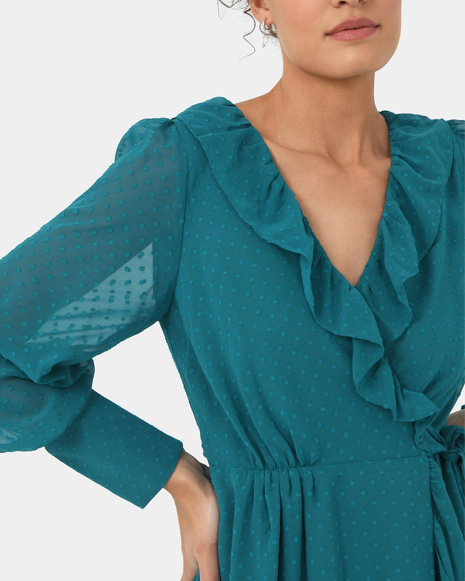 Forcast Clothing - Savina Ruffle Mini Dress