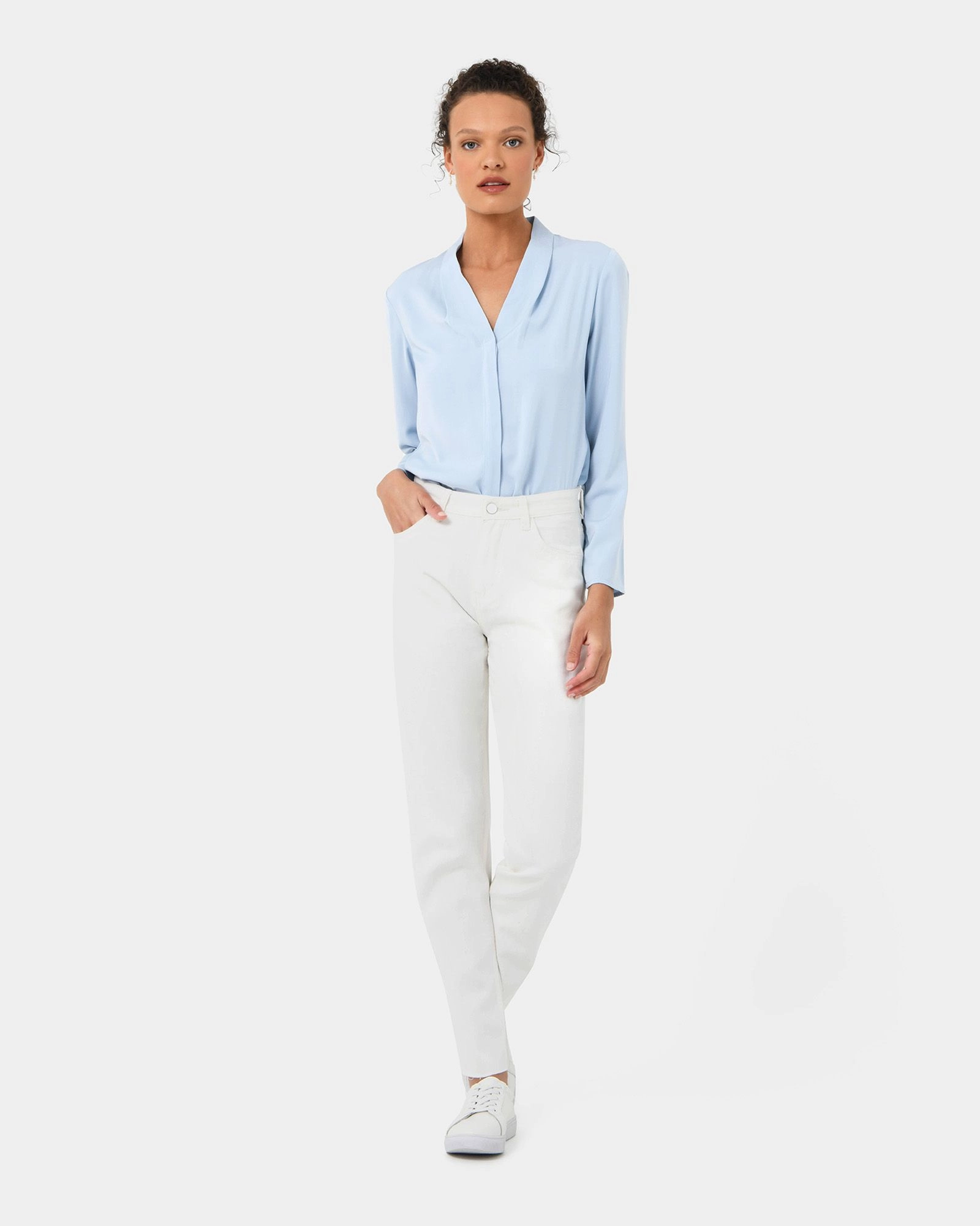 Forcast Clothing - Rome Frayed Washing Jean