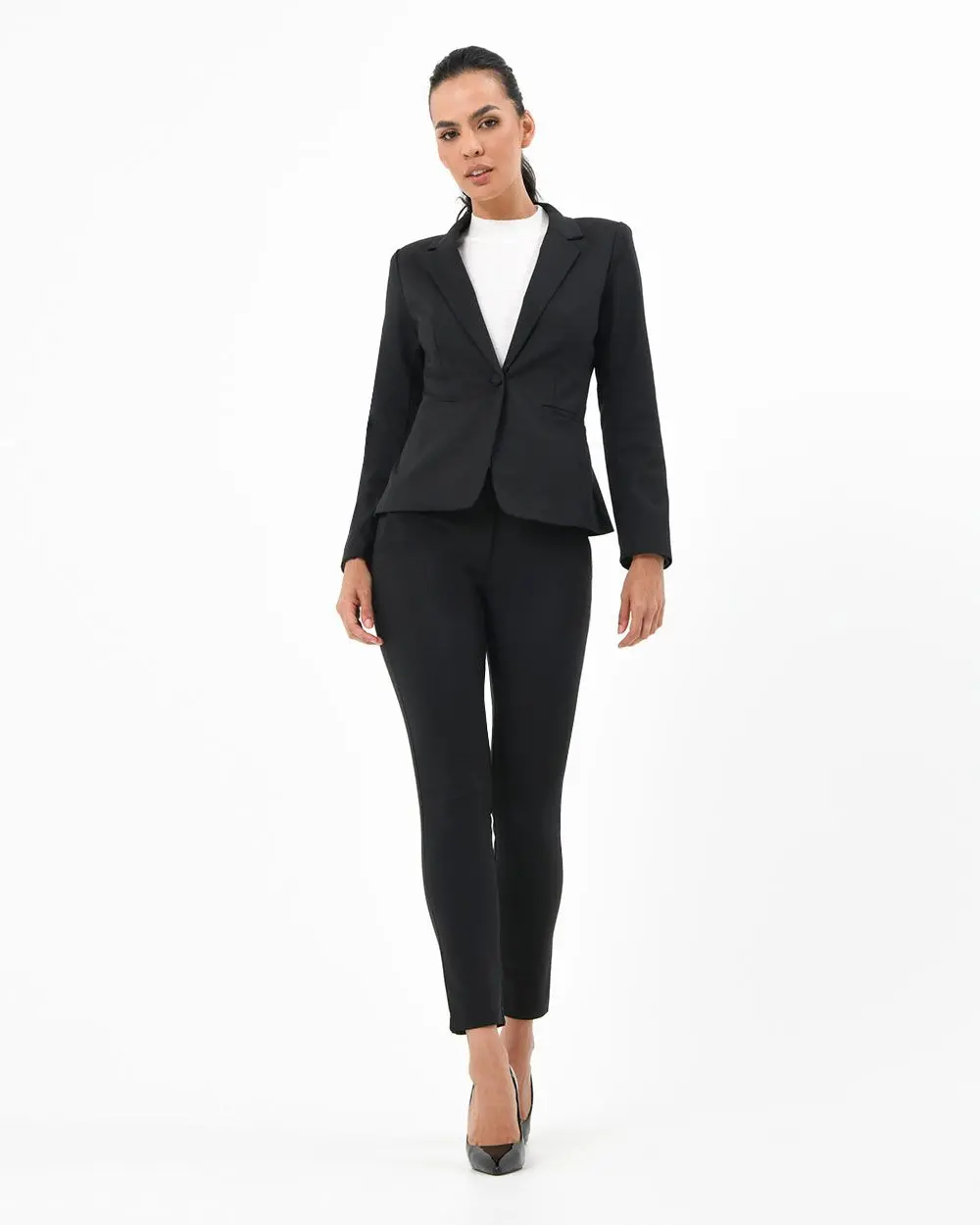 Forcast Clothing, the Taylor 2 Suit Jacket, featuring classic fitted tailored silhouette and single button fastening
