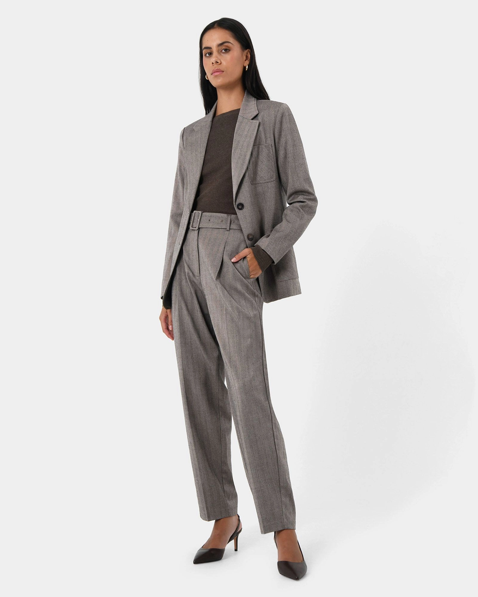 Forcast Clothing - Allara Herringbone Jacket