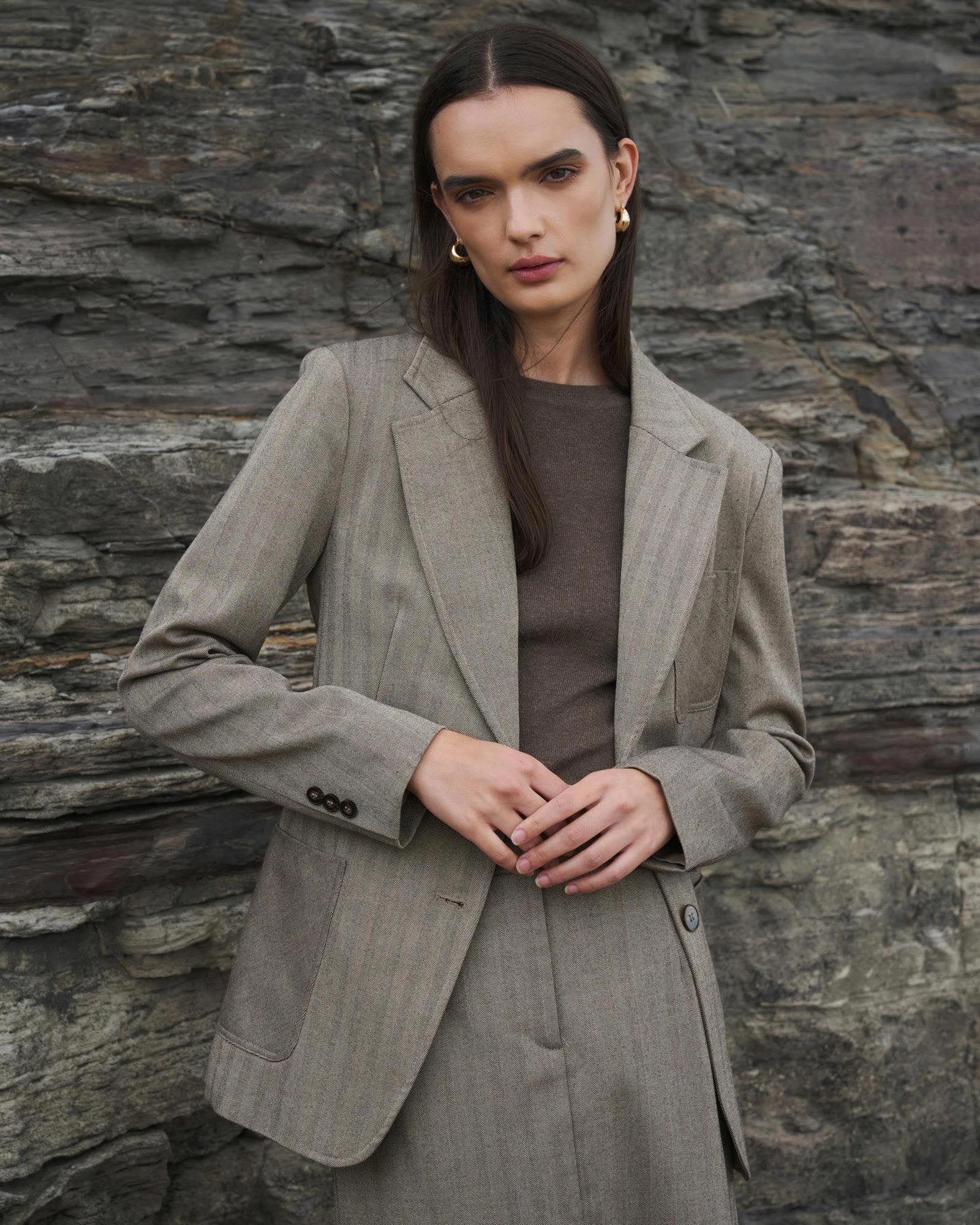 Forcast Clothing - Allara Herringbone Jacket