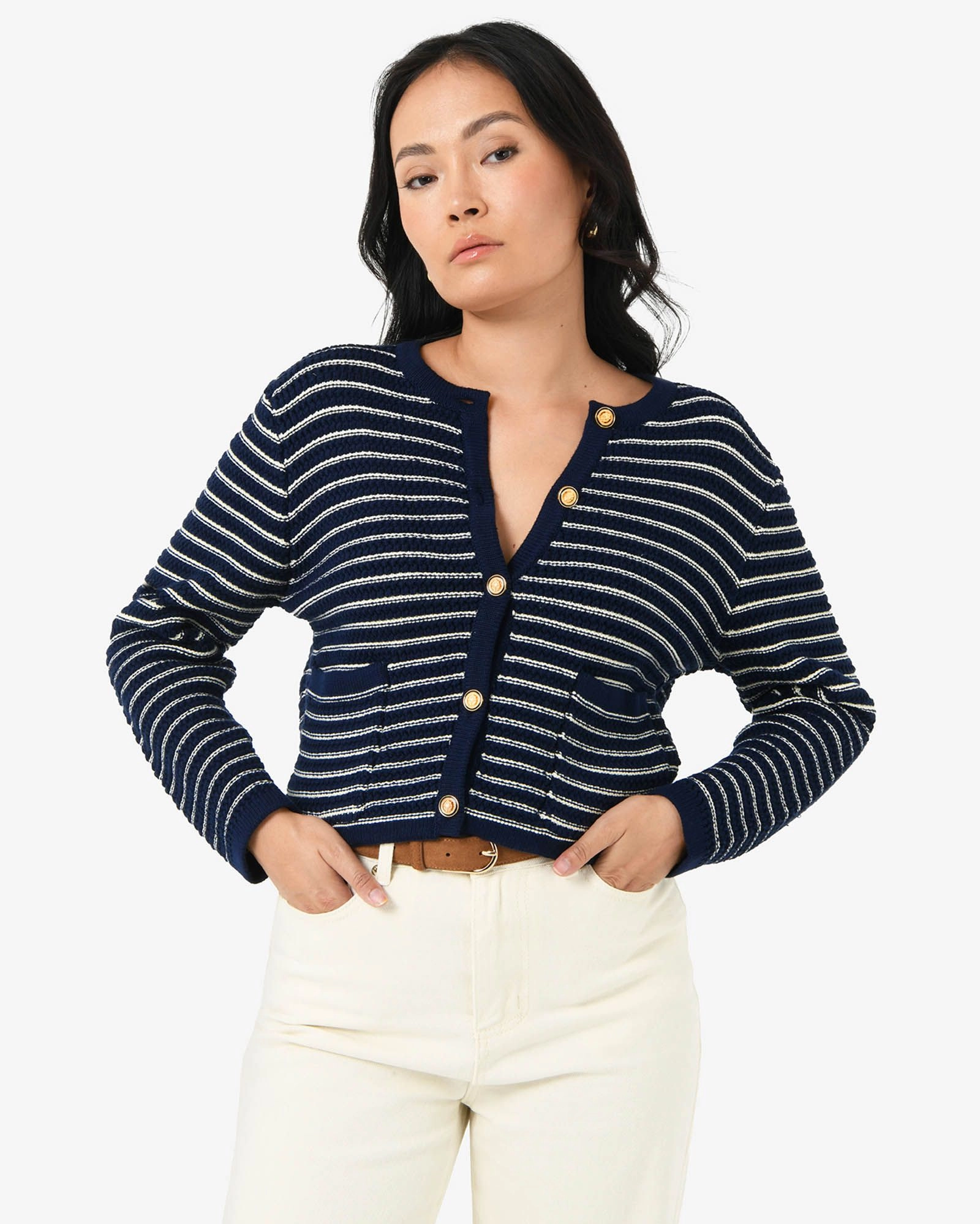 Forcast Clothing - Hollis Textured Cardigan