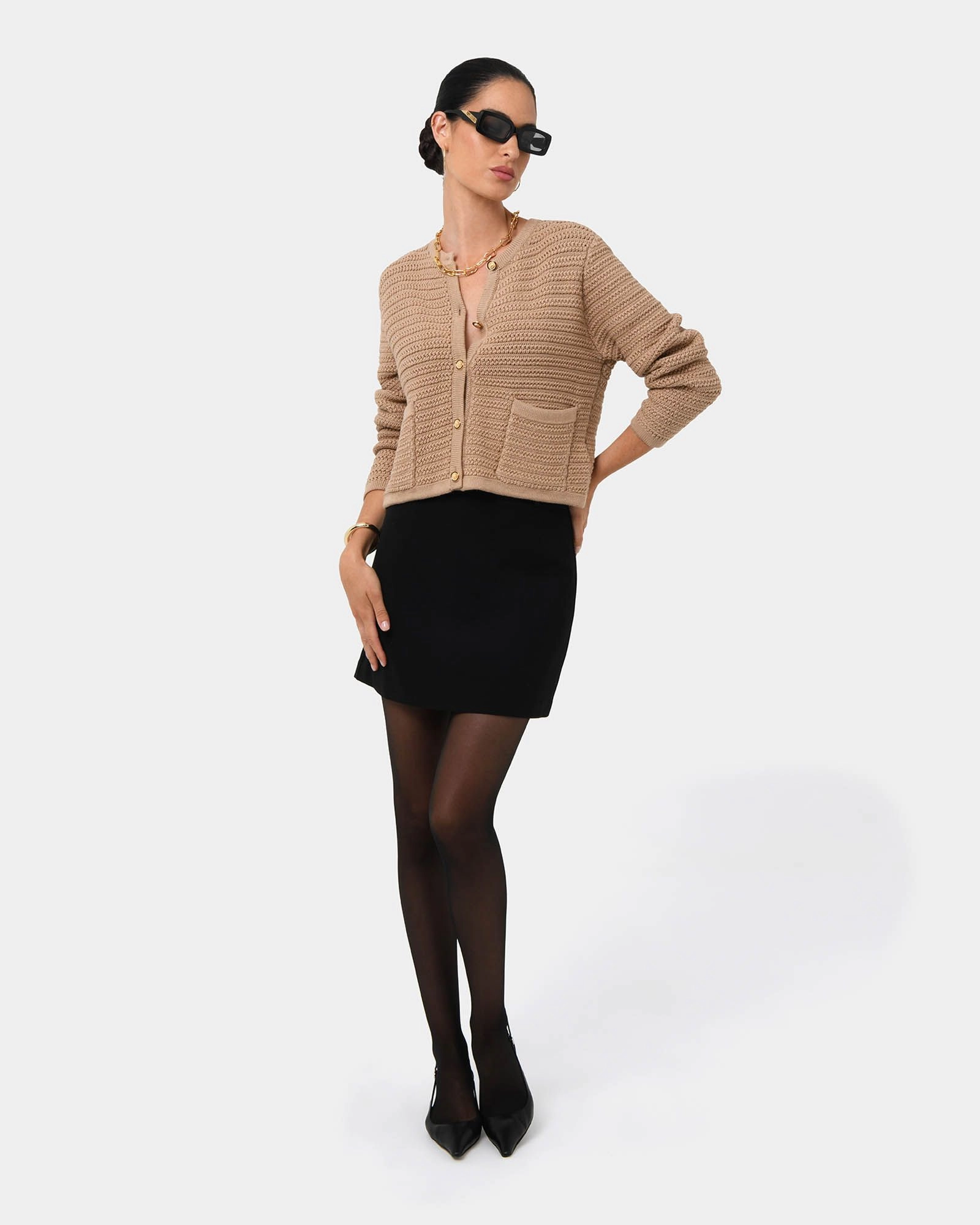 Forcast Clothing - Hollis Textured Cardigan