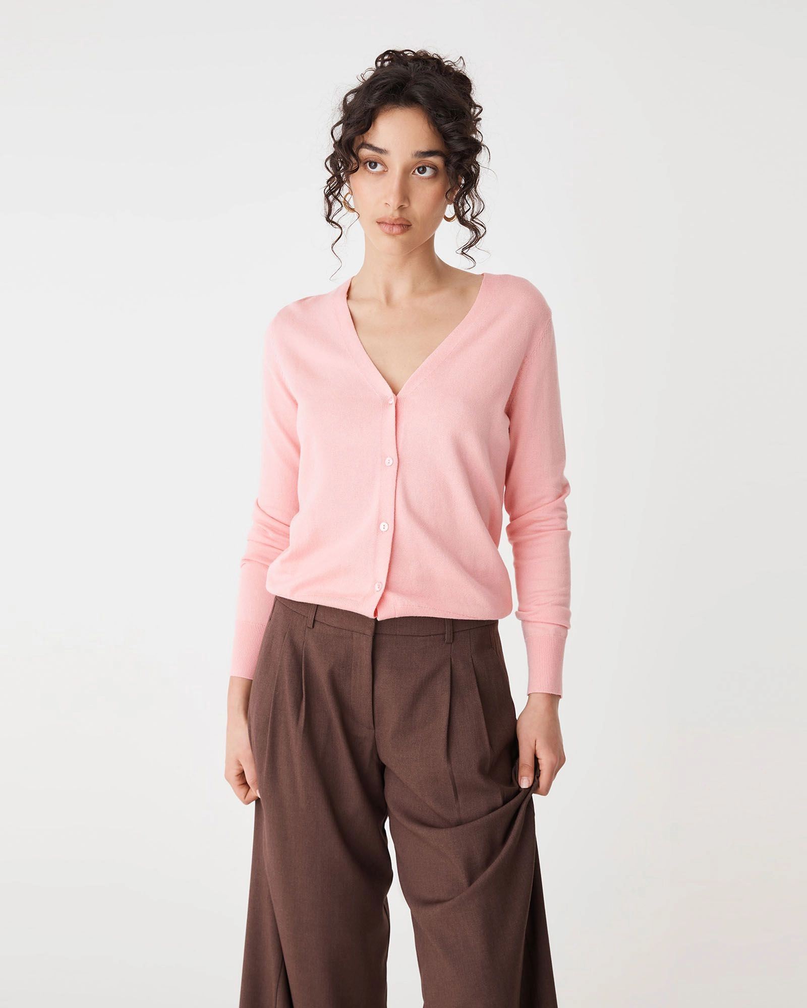 Forcast Clothing - Nicolette V-Neck Knit Cardigan