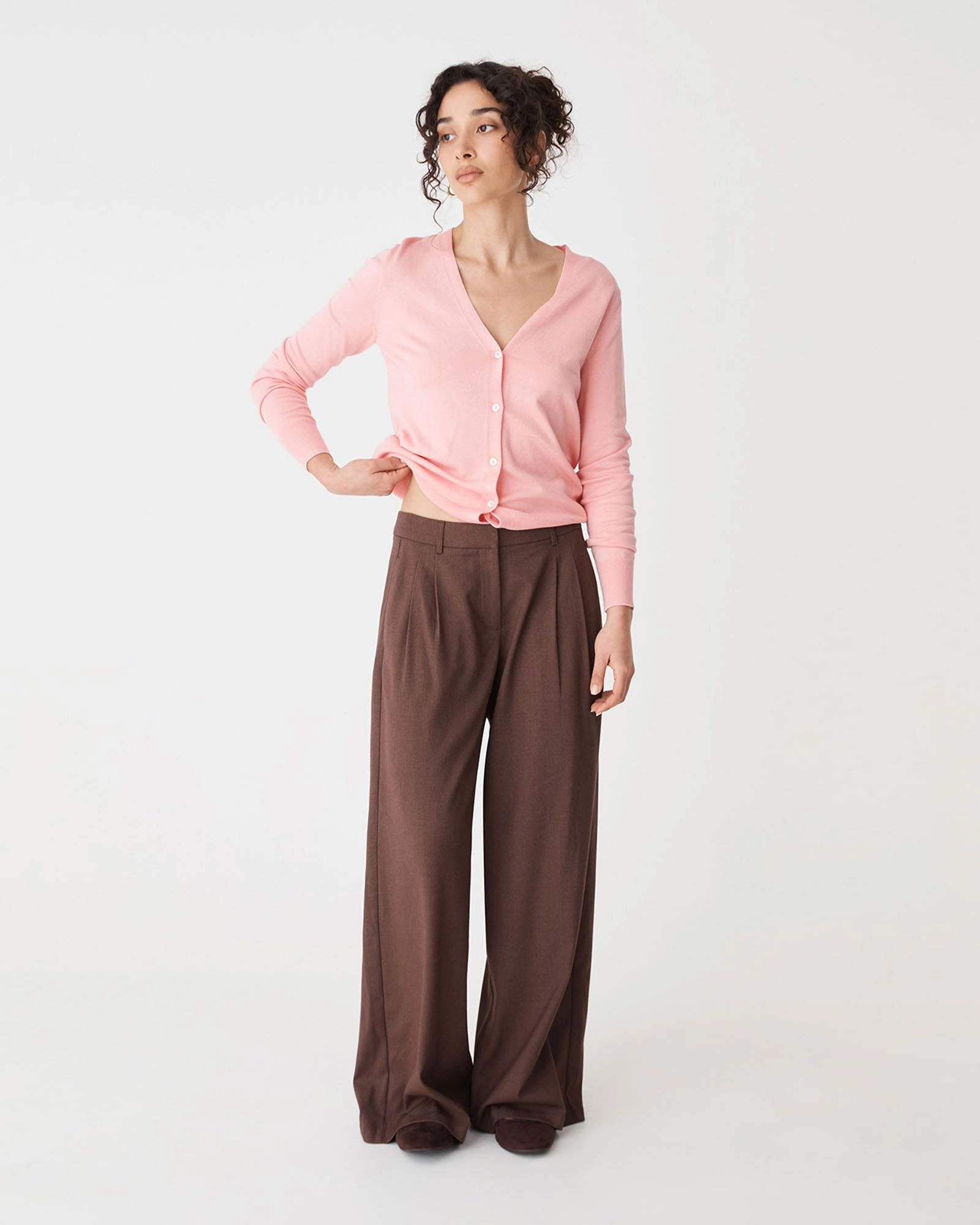 Forcast Clothing - Nicolette V-Neck Knit Cardigan