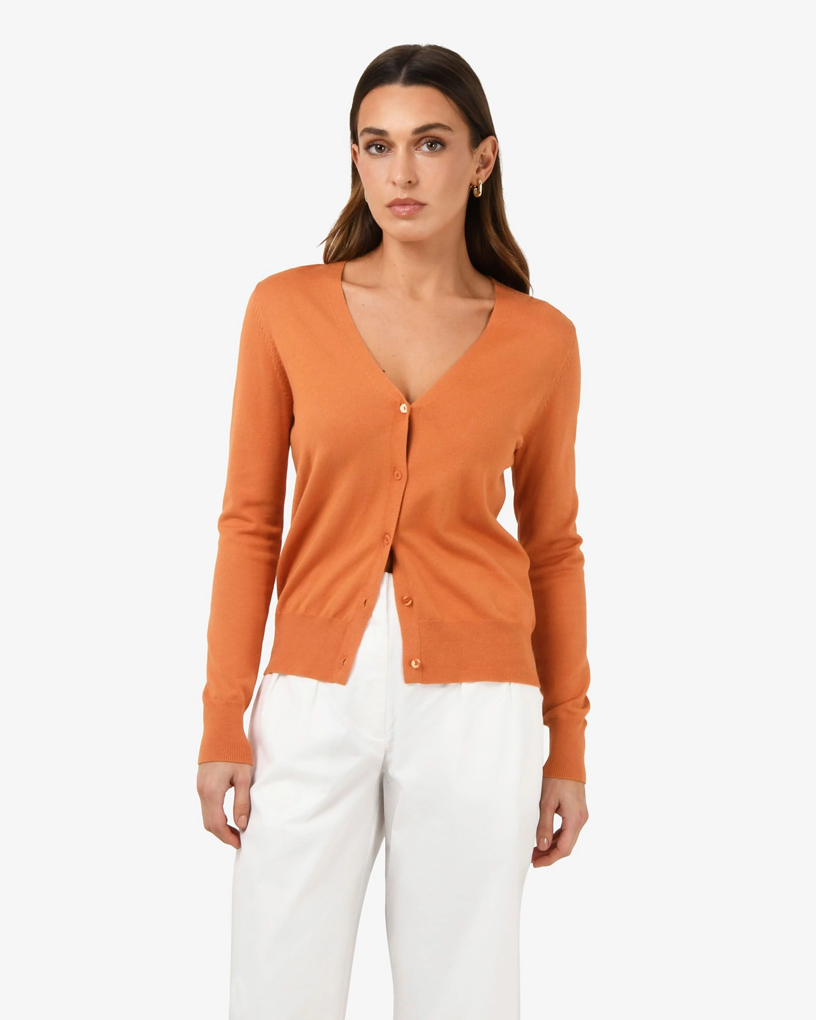 Forcast Clothing - Nicolette V-Neck Knit Cardigan