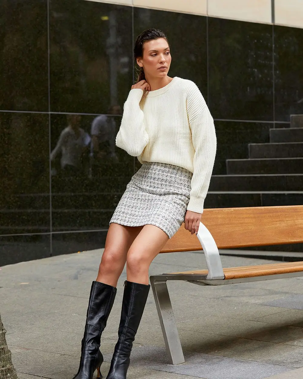 Forcast Clothing - Meredith Drop Shoulder Sweater