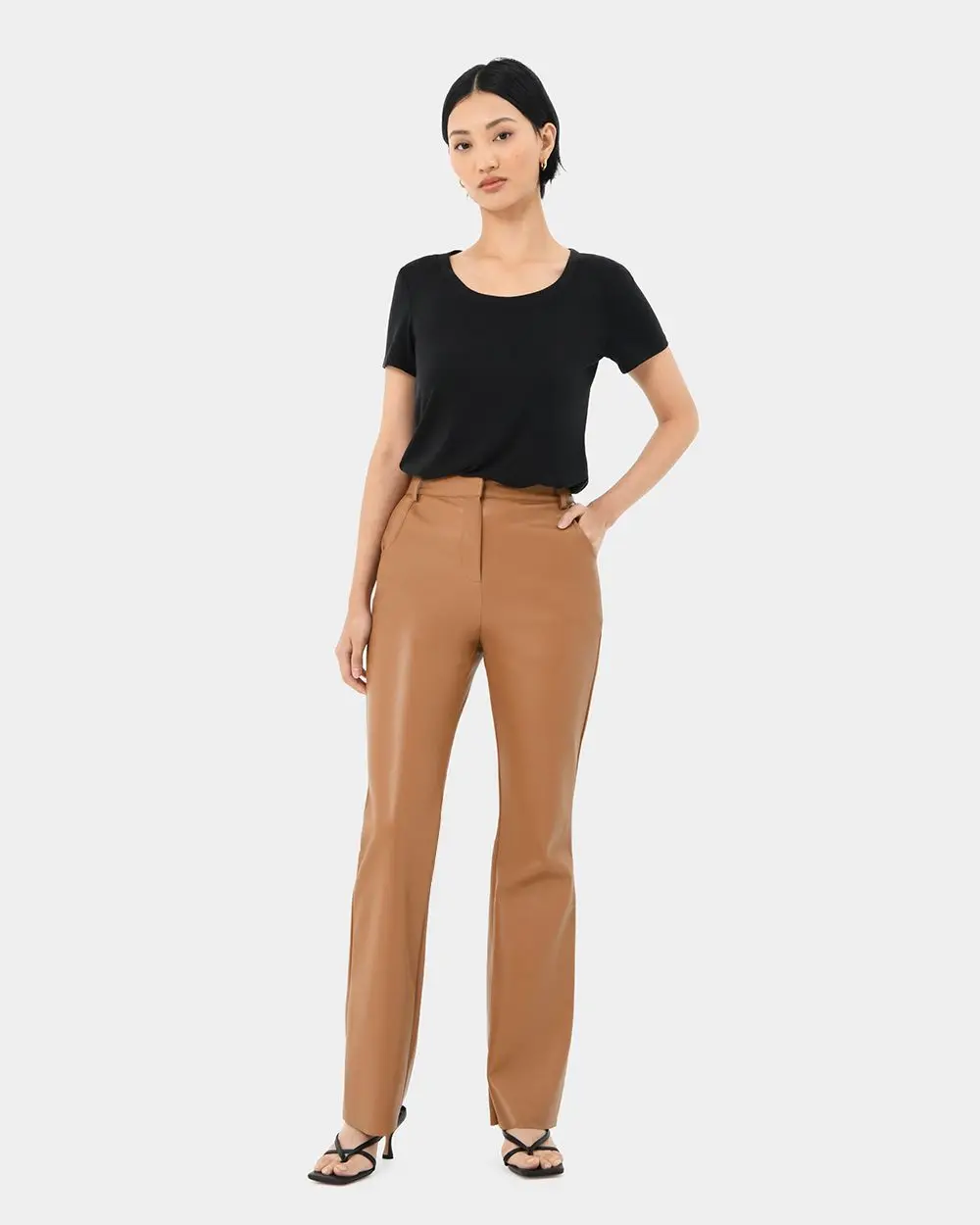 Forcast Clothing - Racquel Faux Leather Pants