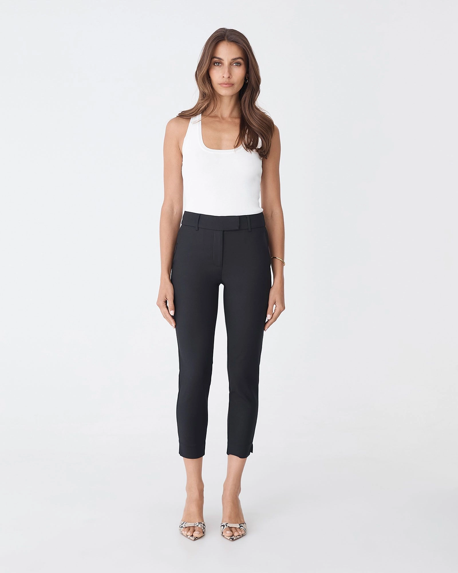 Forcast Clothing - Josie 2 Cropped Notch Pants
