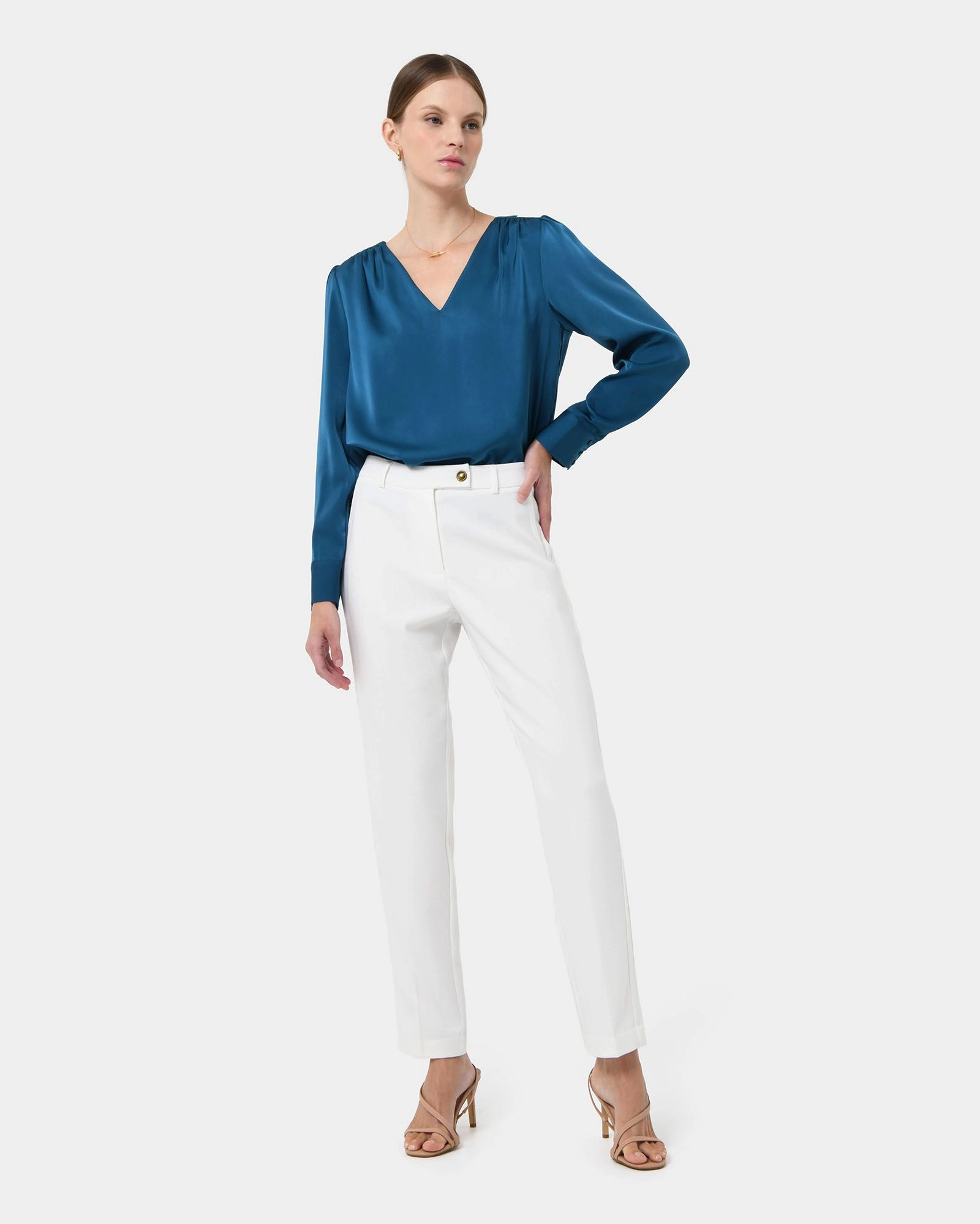 Forcast Clothing - Ester Slim Leg Pants