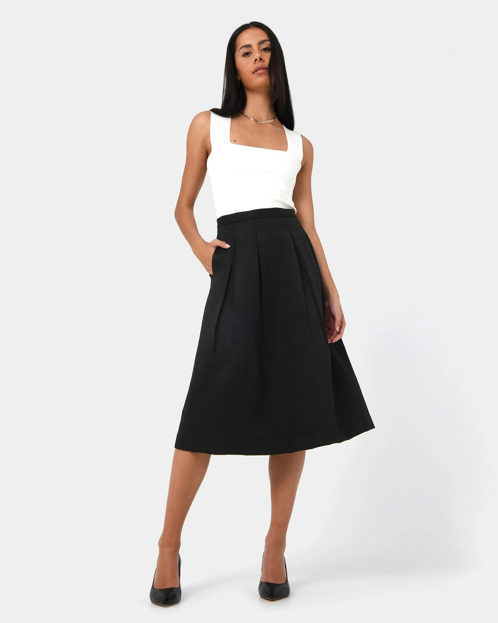 Forcast Clothing - Harriet Jacquard Skirt
