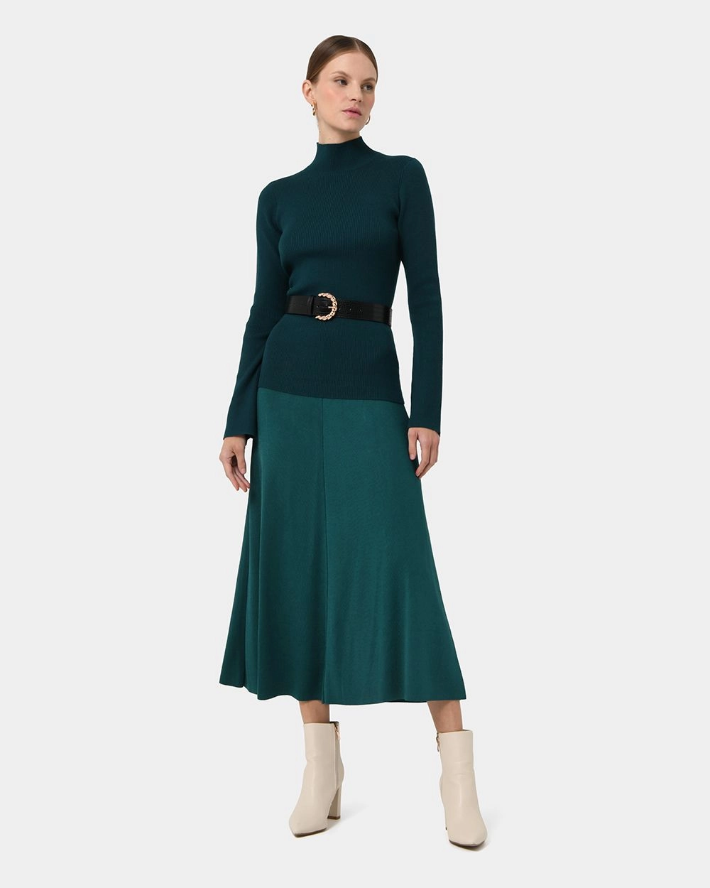 Forcast Clothing - Annette A-Line Knit Skirt