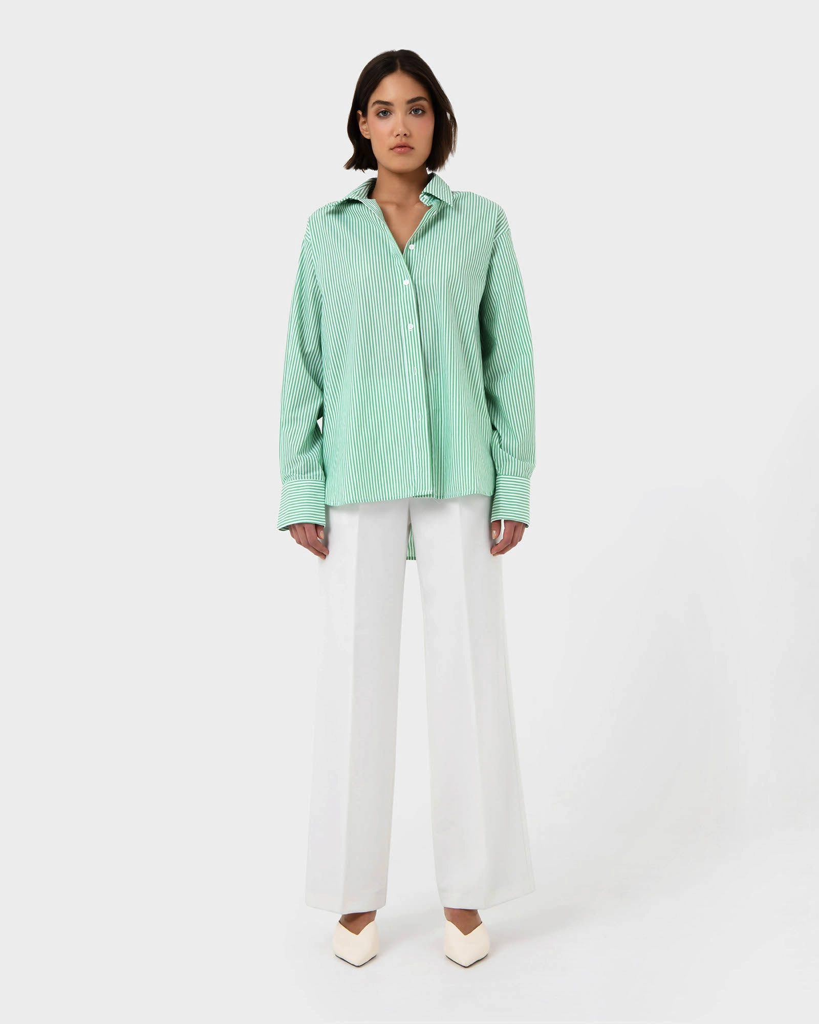 Forcast Clothing - Manhattan Striped Cotton Shirt