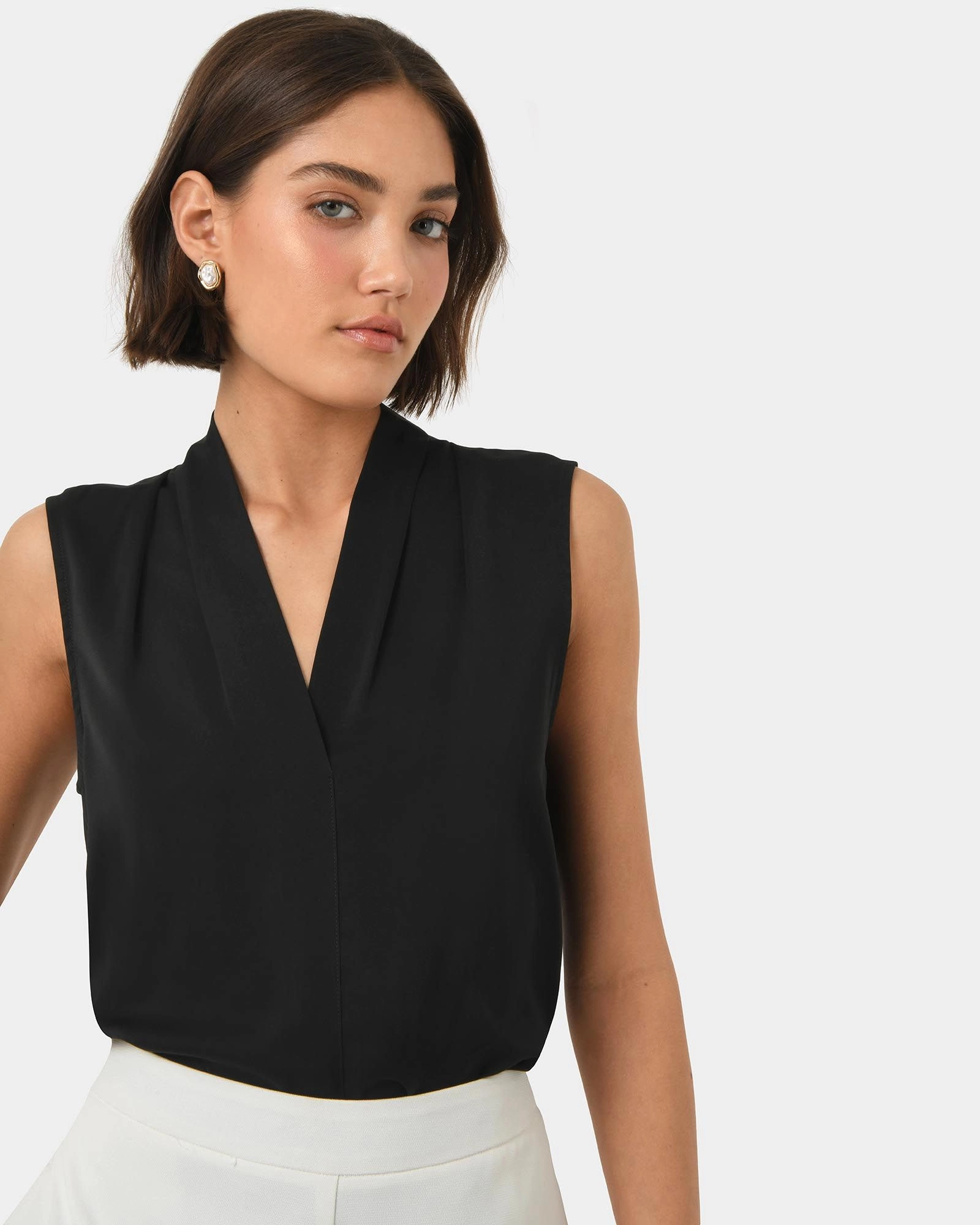 Forcast Clothing - Alivia 2 V-Neck Top
