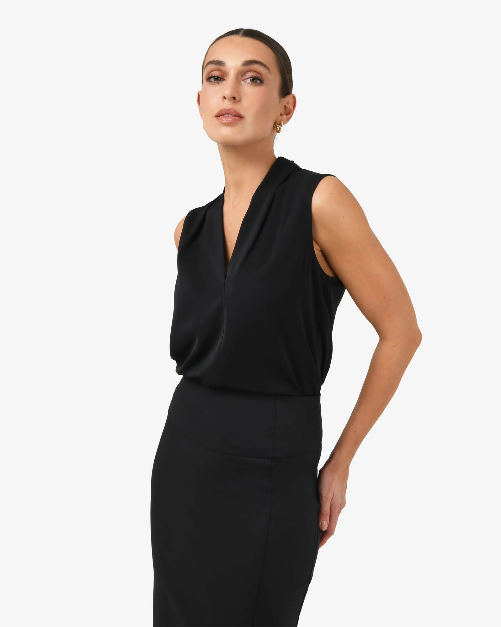 Forcast Clothing - Alivia 2 V-Neck Top