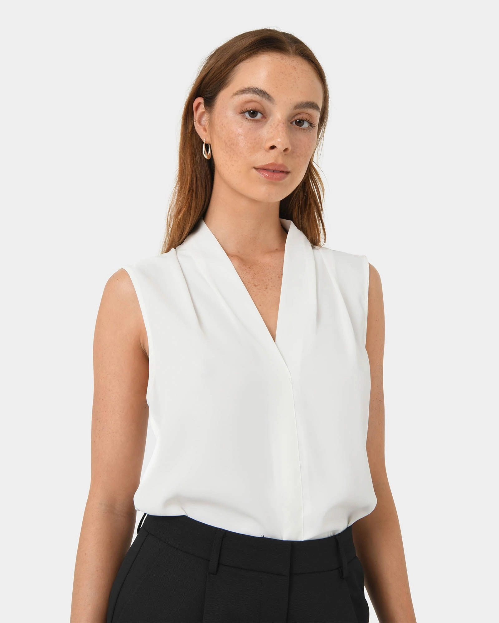 Forcast Clothing - Alivia 2 V-Neck Top
