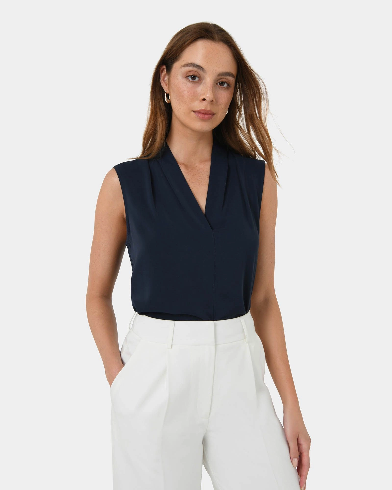 Forcast Clothing - Alivia 2 V-Neck Top