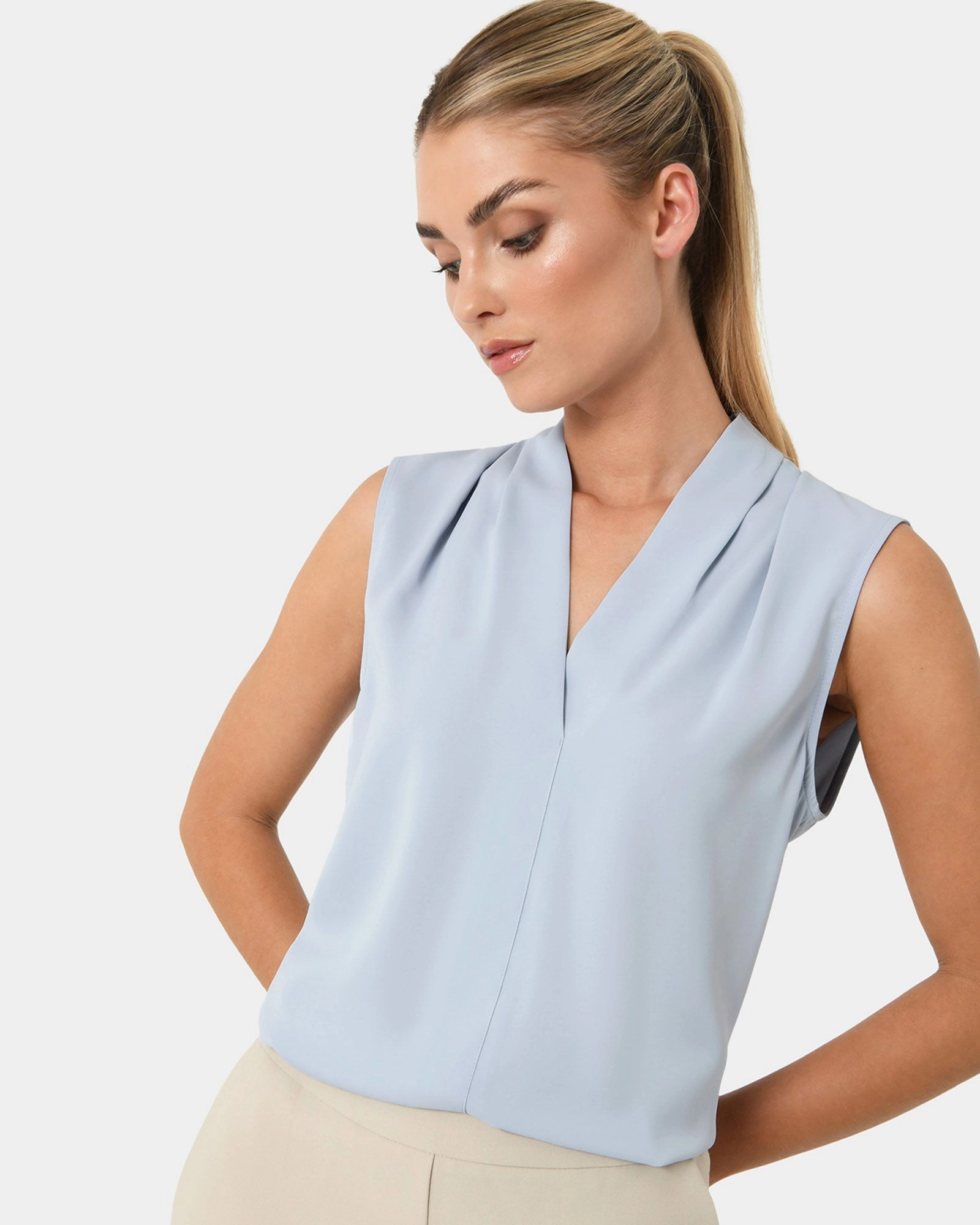 Forcast Clothing - Alivia 2 V-Neck Top