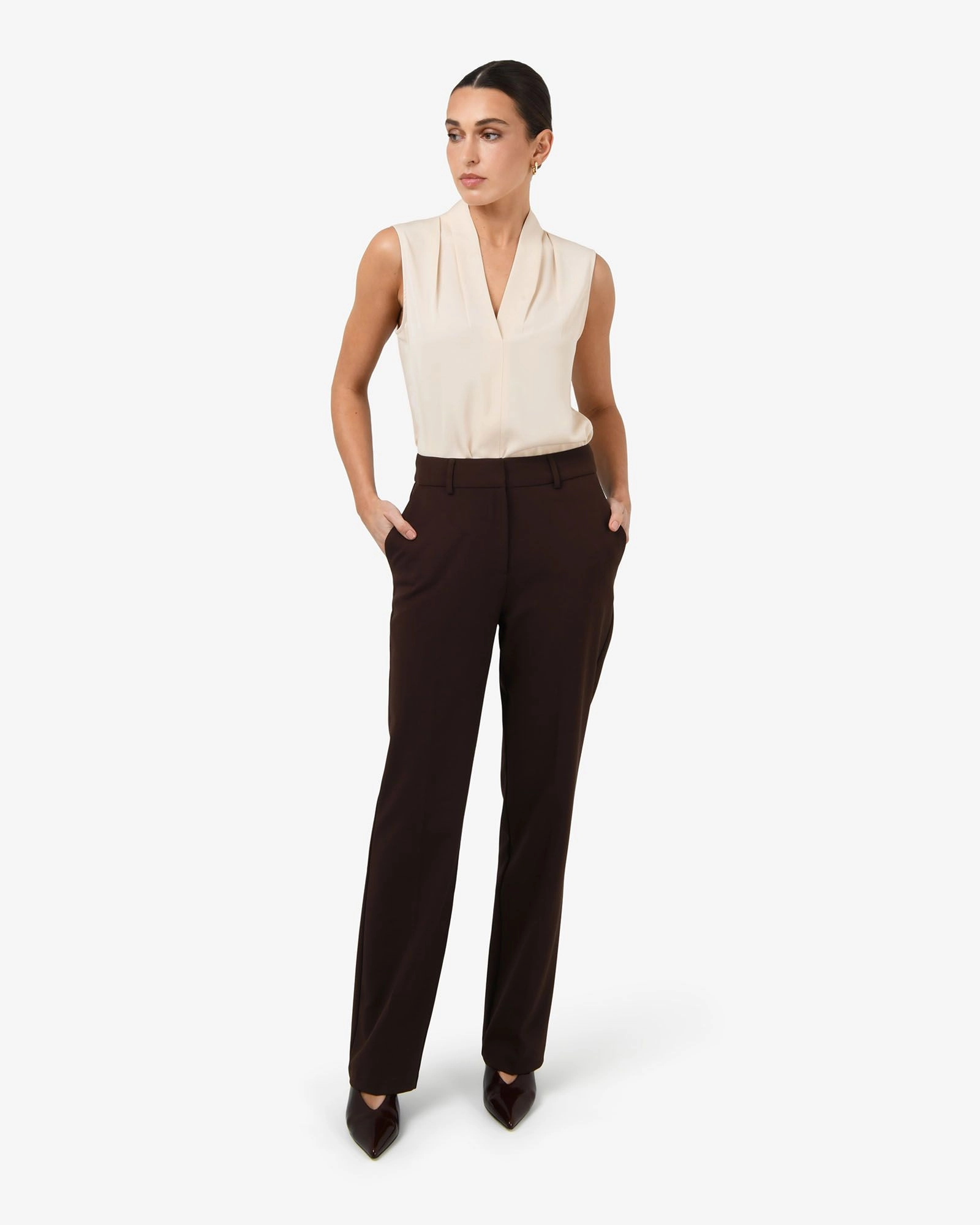 Forcast Clothing - Alivia 2 V-Neck Top