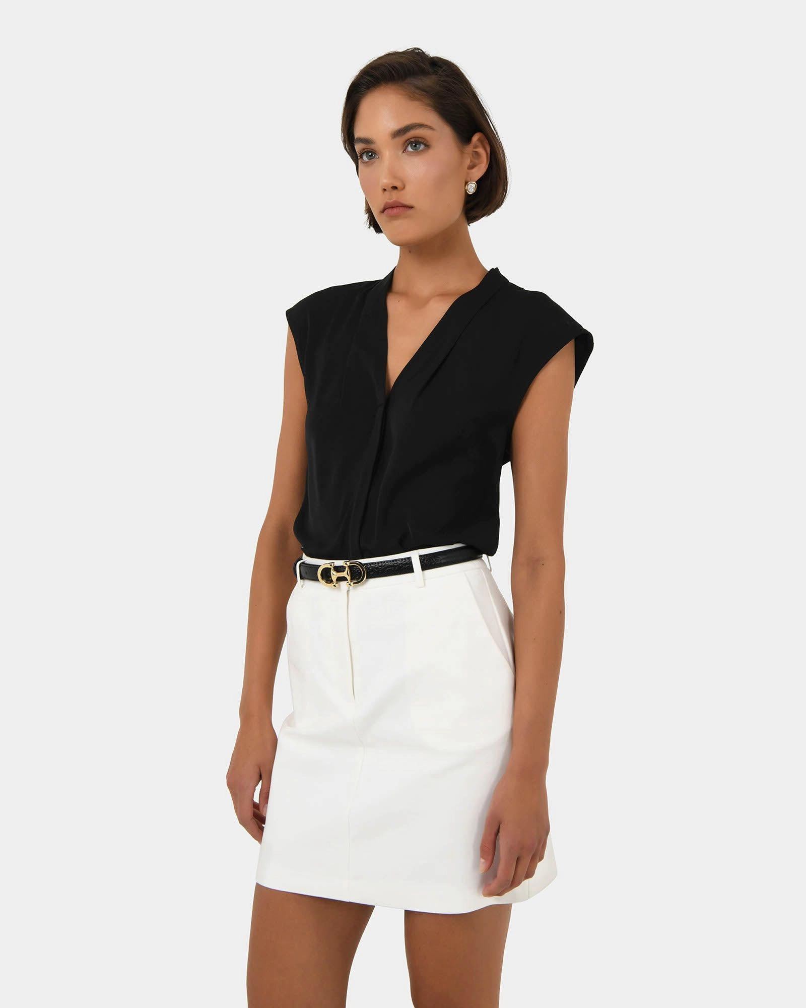 V-Neck Cape Top main image 0