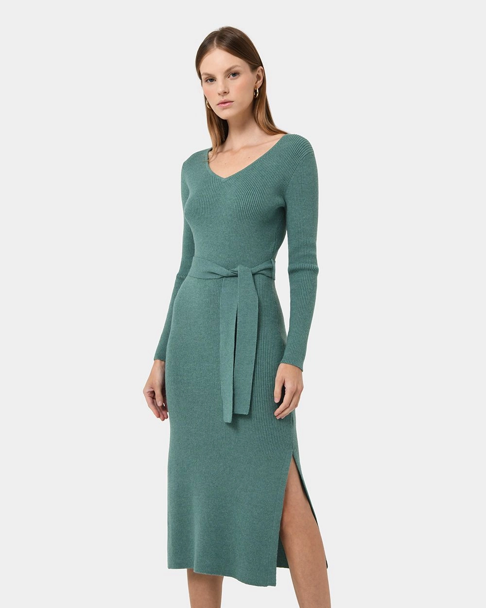 Forcast Clothing - Harriet Tie Waist Knit Dress