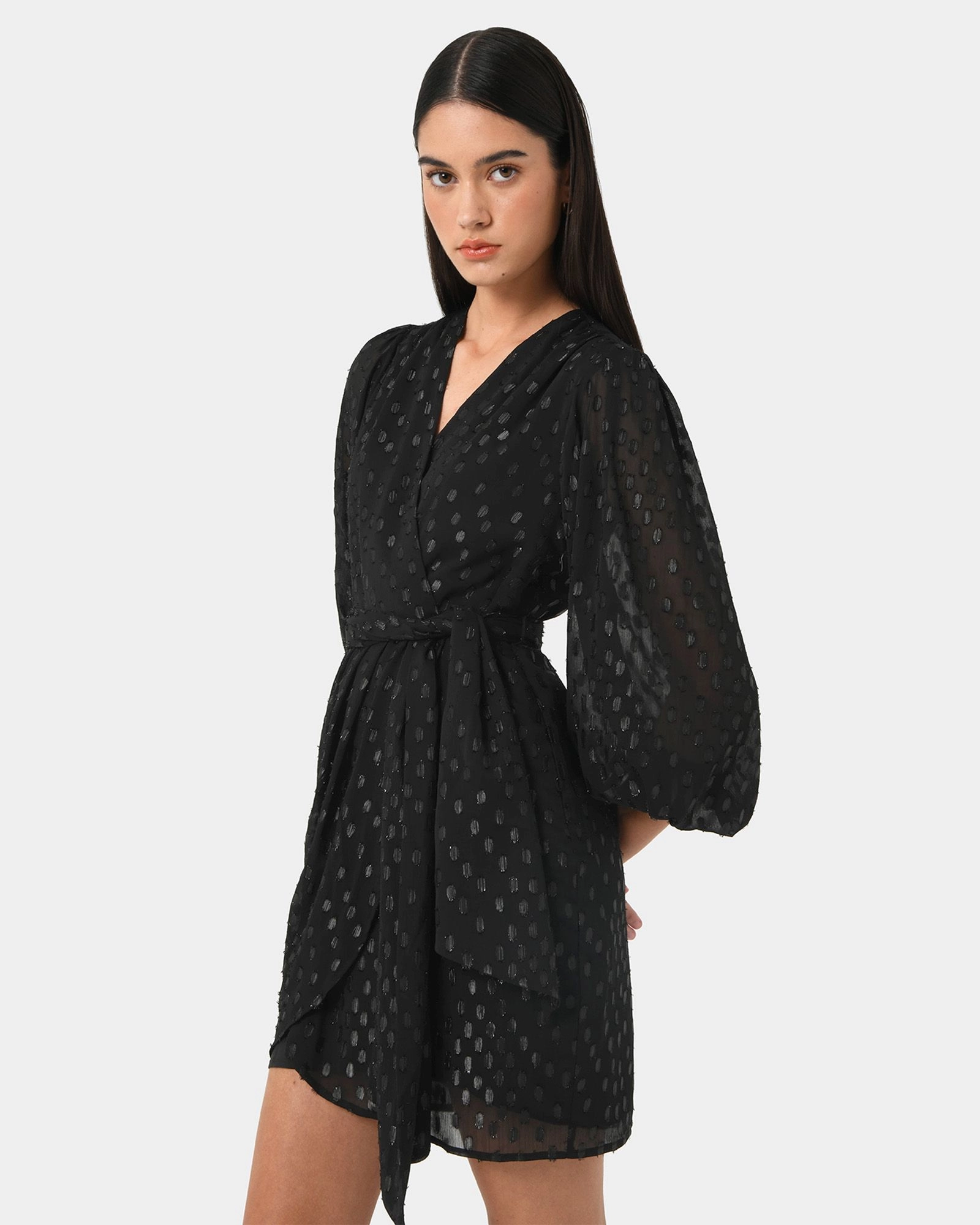 Forcast Clothing - Minda Glitter Mini Dress 