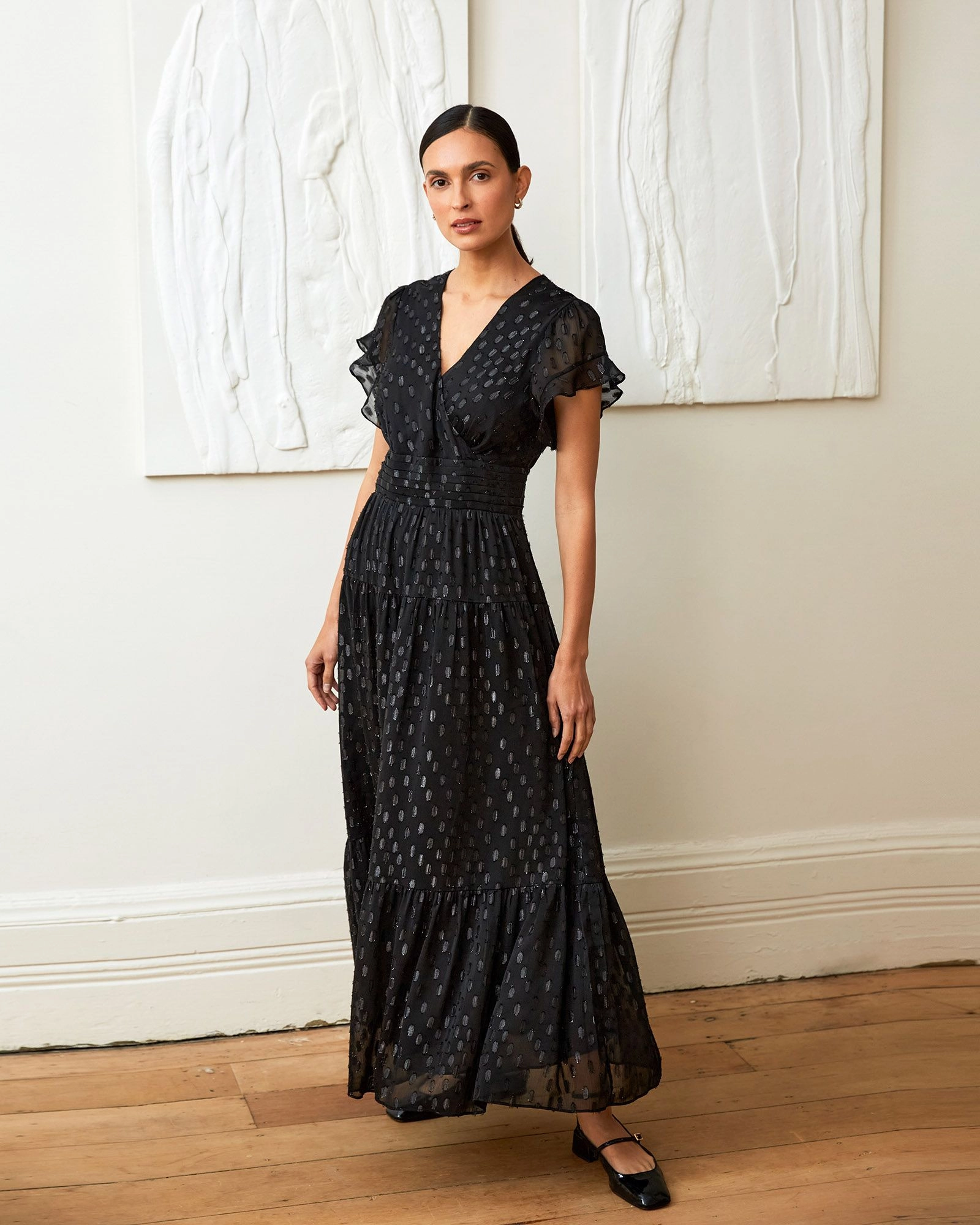 Forcast Clothing - Minda Glitter Maxi Dress