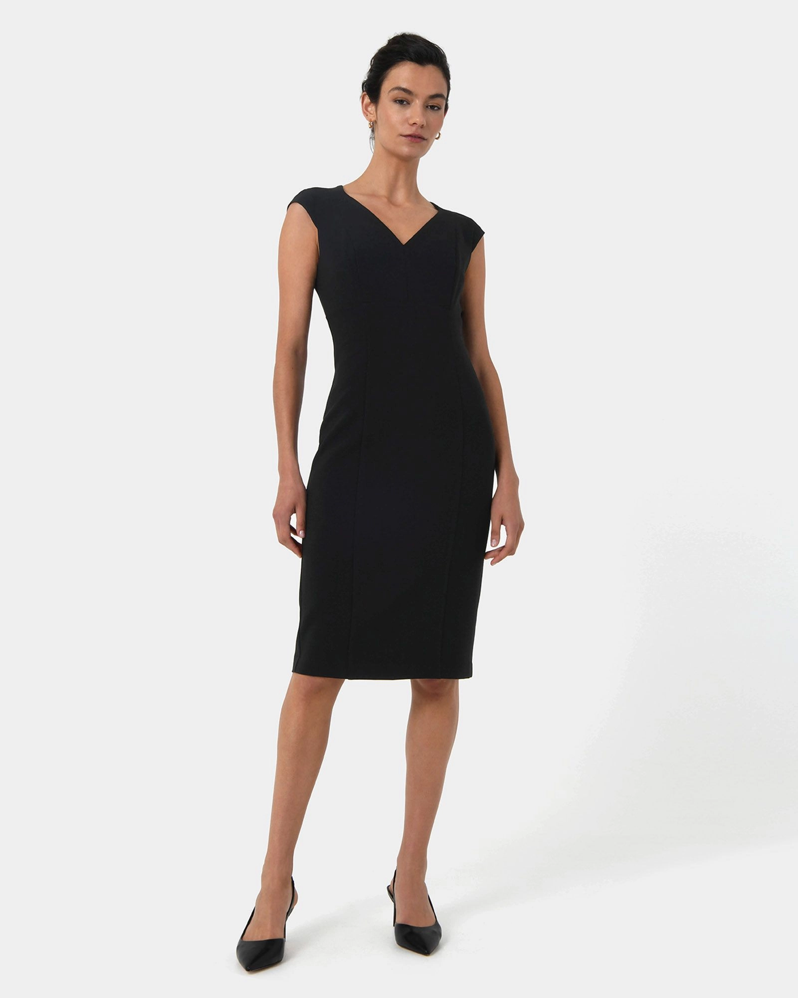 Forcast clothing - Patricia V-Neck Sheath Dress