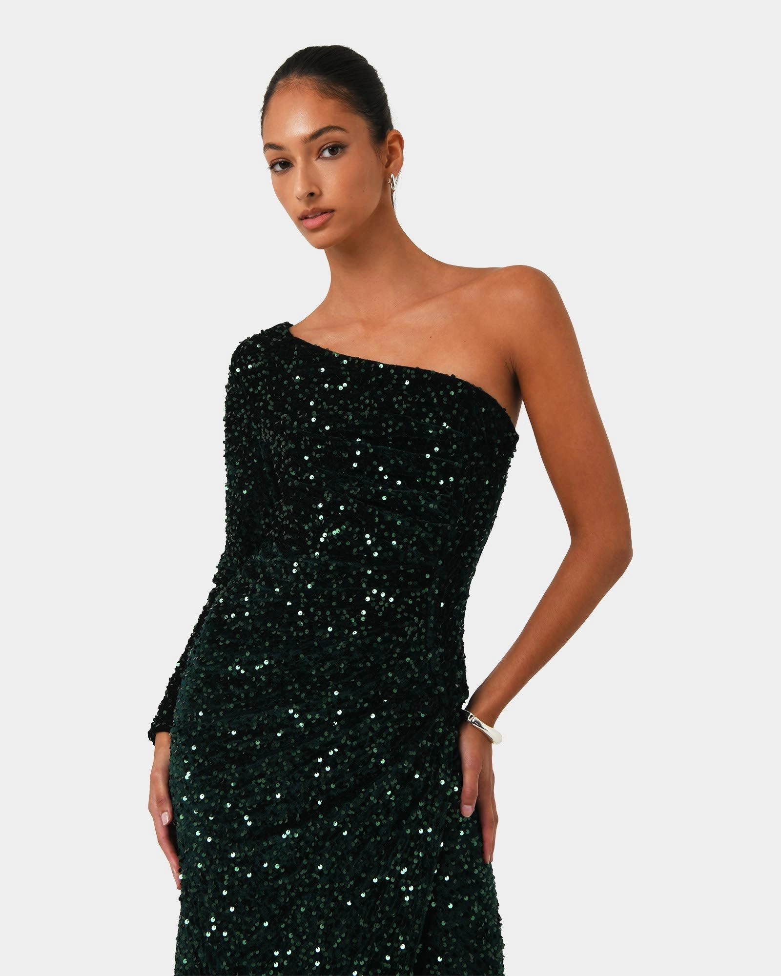 Forcast Clothing - Ivy One Shoulder Sequin Dress