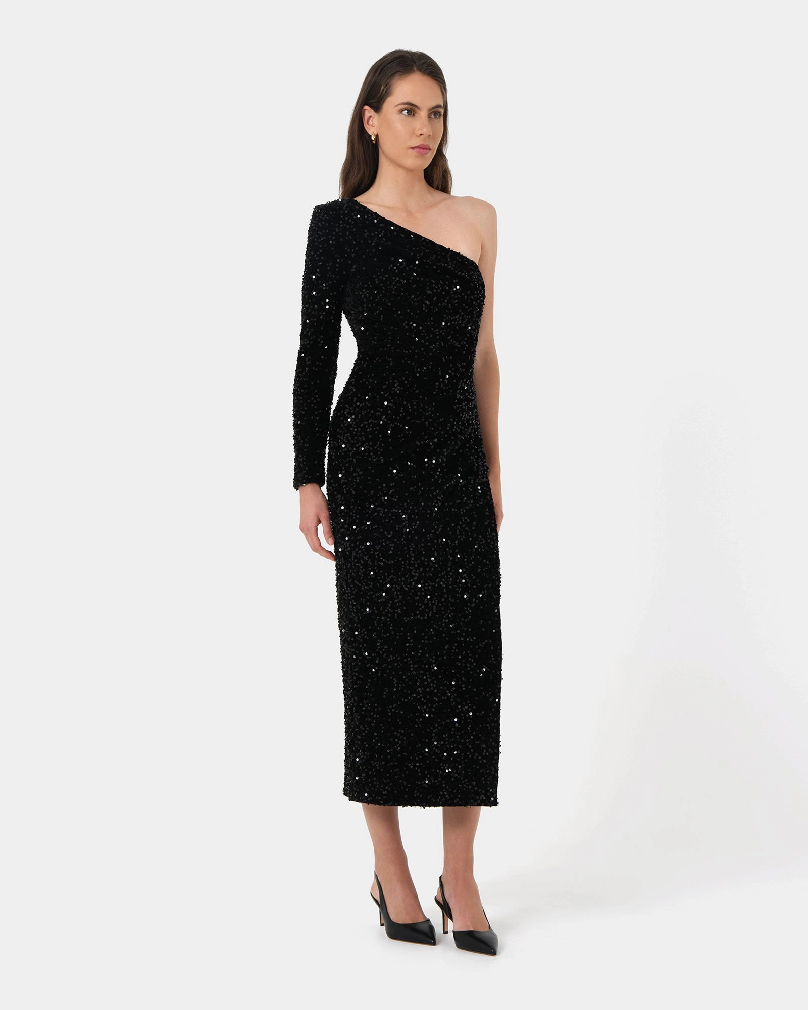 Forcast Clothing - Ivy One Shoulder Sequin Dress
